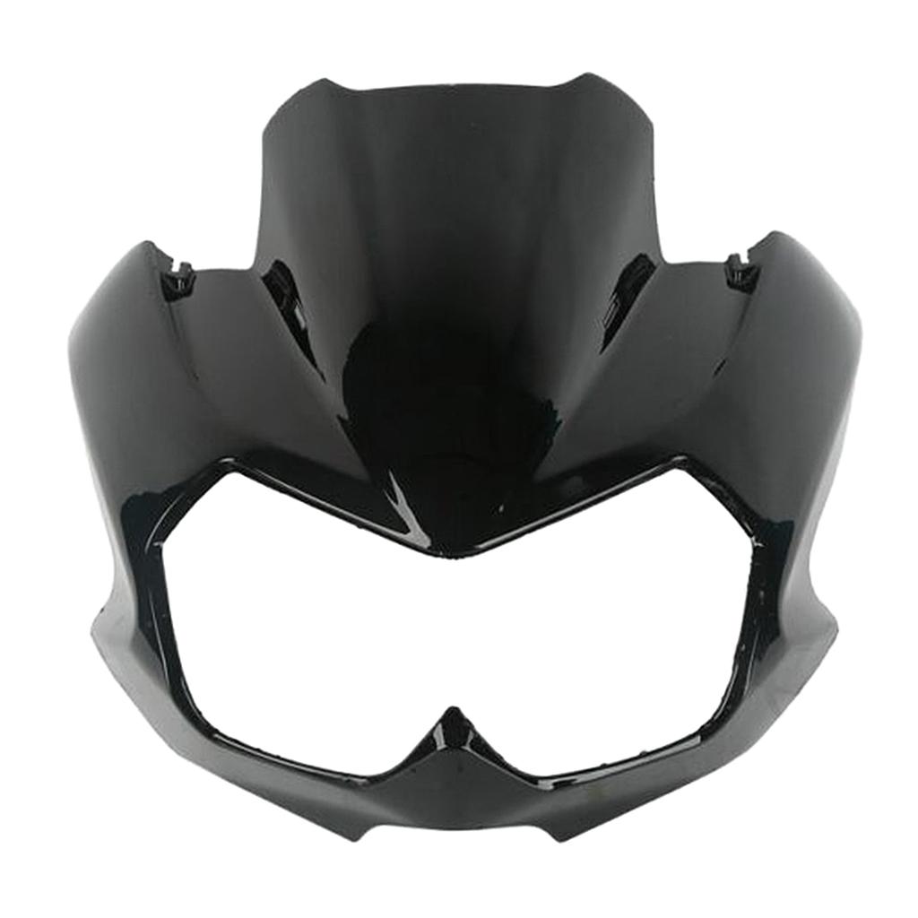 Black Upper Front Fairing Cockpit Mask For Kawasaki Z750N 2004-2006