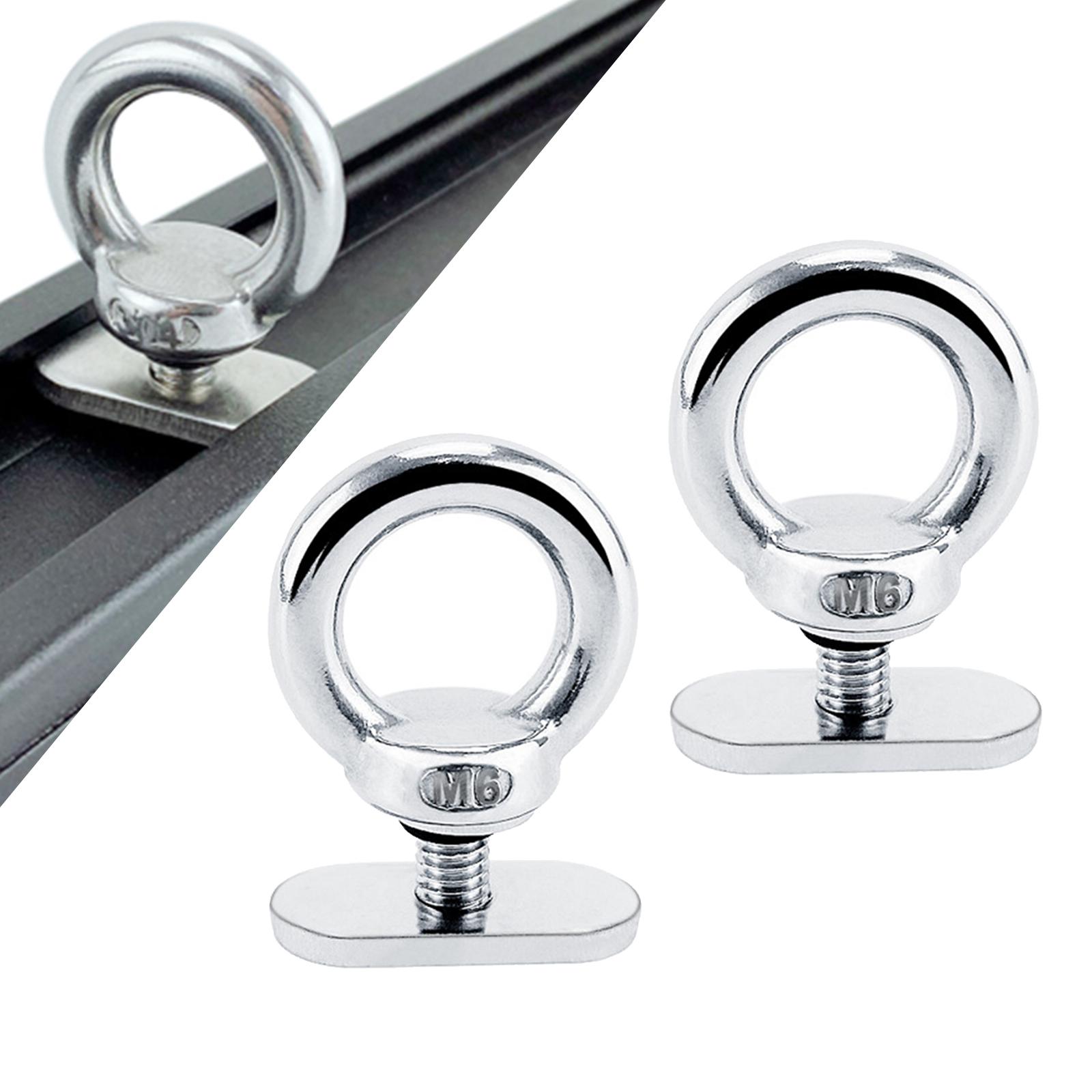 1Pairs Canoe Kayak Track Mount Tie Down Eyelet Boat Kayak Accessories