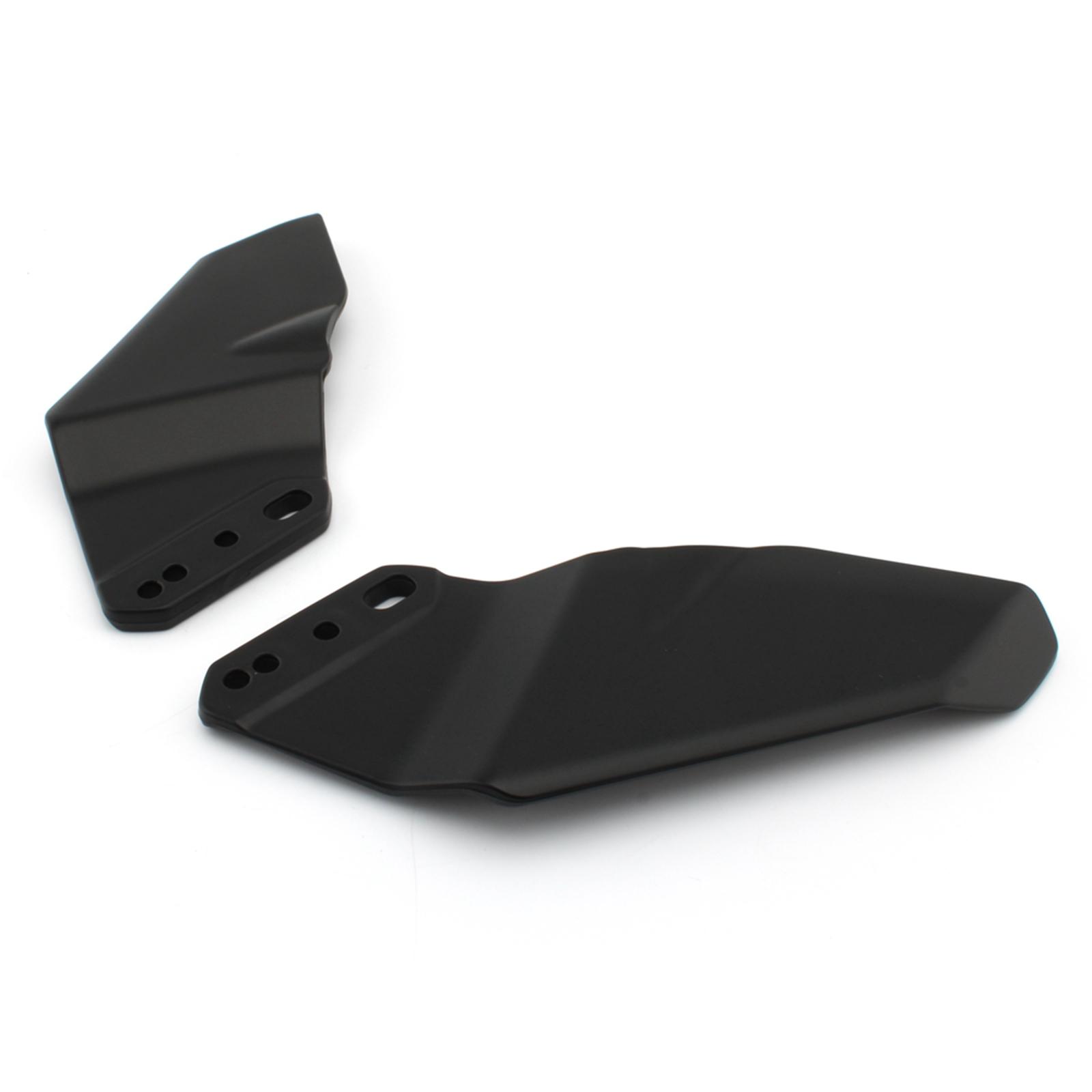 2Pcs ABS Aerodynamic Winglet Parts for Honda CBR600RR/1000RR Bright Black