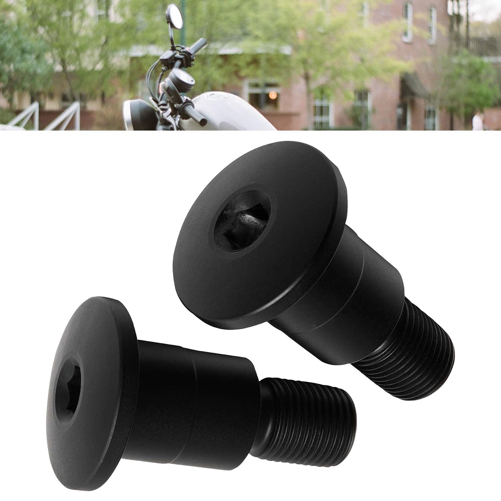 2x Handlebar Bar End Mirror Adapter Compact for Yamaha MT125 XJ600 Tmax