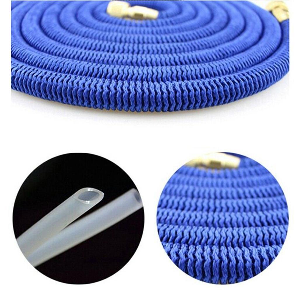 50FT Expandable Flexible Garden Water Hose 15m Fitting for Watering Washing