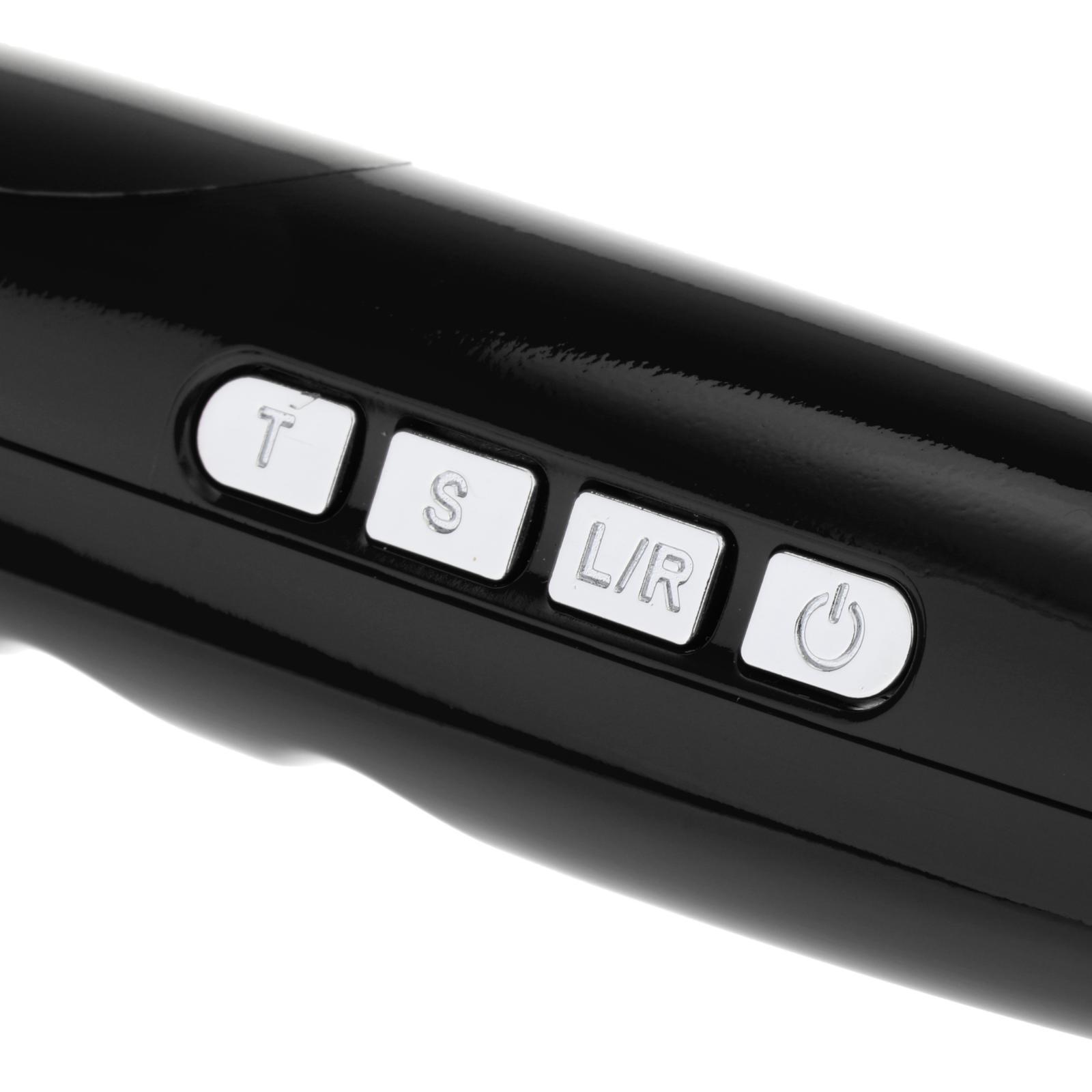 Automatic Hair Curler Ceramic Auto Shut-Off Heated Curling Iron Black