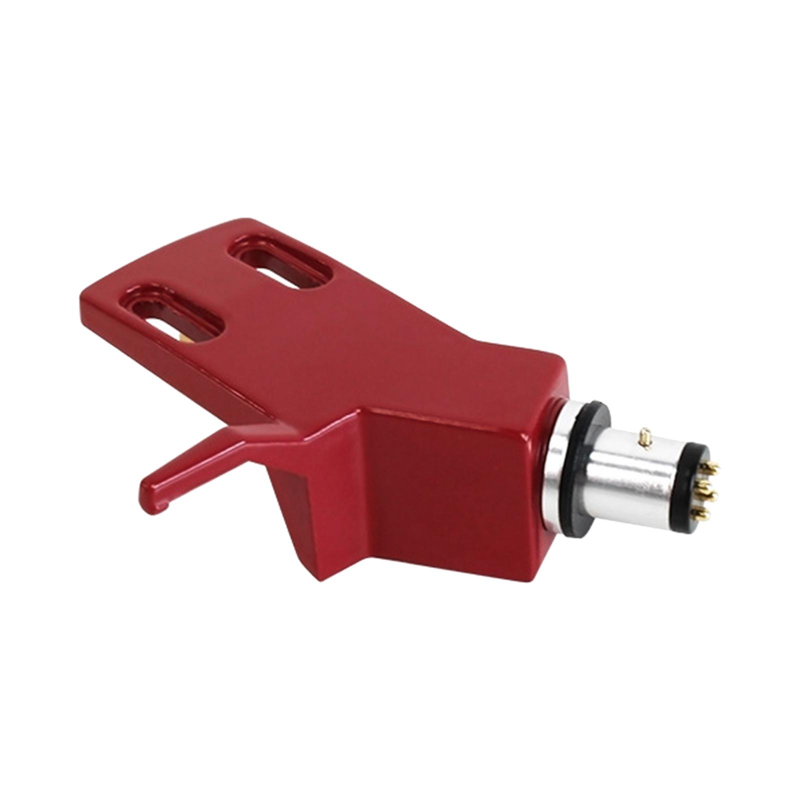 Turntable Headshell Universal Aluminium Alloy Hardware Replacement Durable Red
