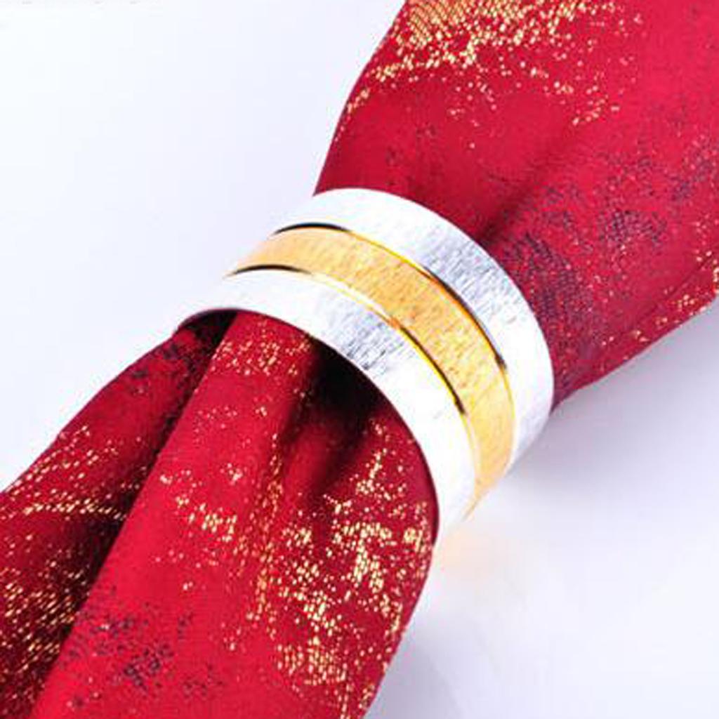 Napkin Serviette Ring Table Adornment for Wedding Party FKD024 Gold