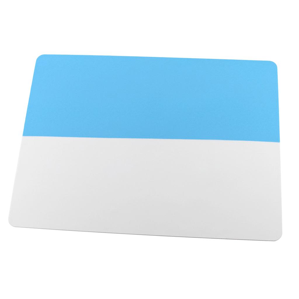 Non Slip Rectangle Placemat Silicone Table Coffee Plate Mat Coaster Blue