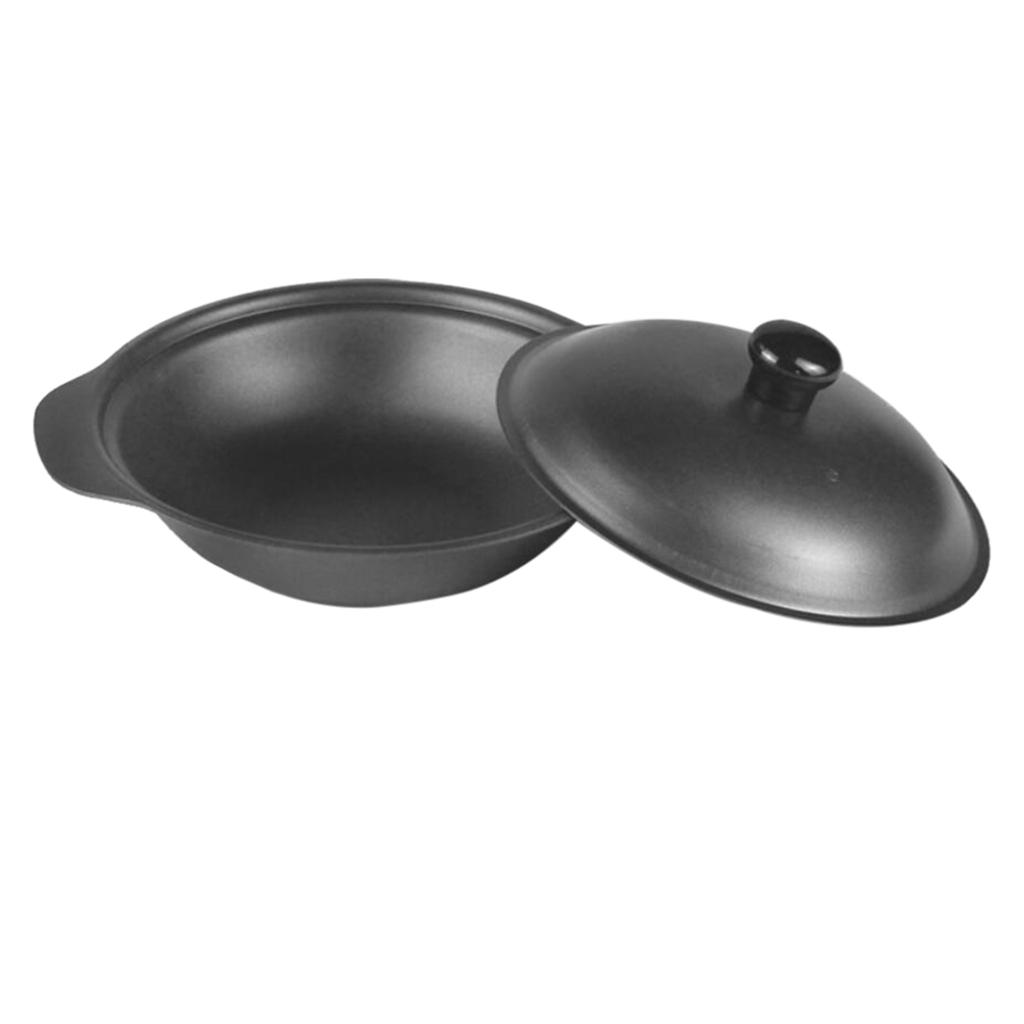 Iron casserole Mini Kitchen Cast Iron Wok Shallow Non-Stick kitchen 20cm