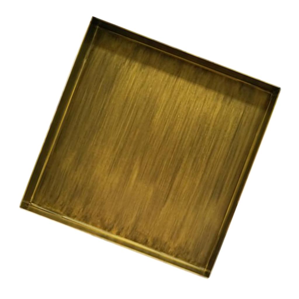 Retro Iron Fruit Cakes Candy Serving Tray Jewels Display Organizer Plate Square