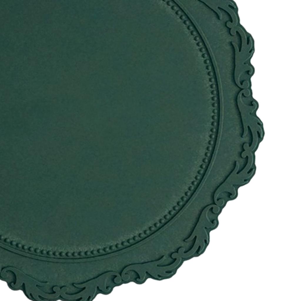 Morandi Resin Coaster Plate Cafe Afternoon Tea Wedding Dessert Serving Green