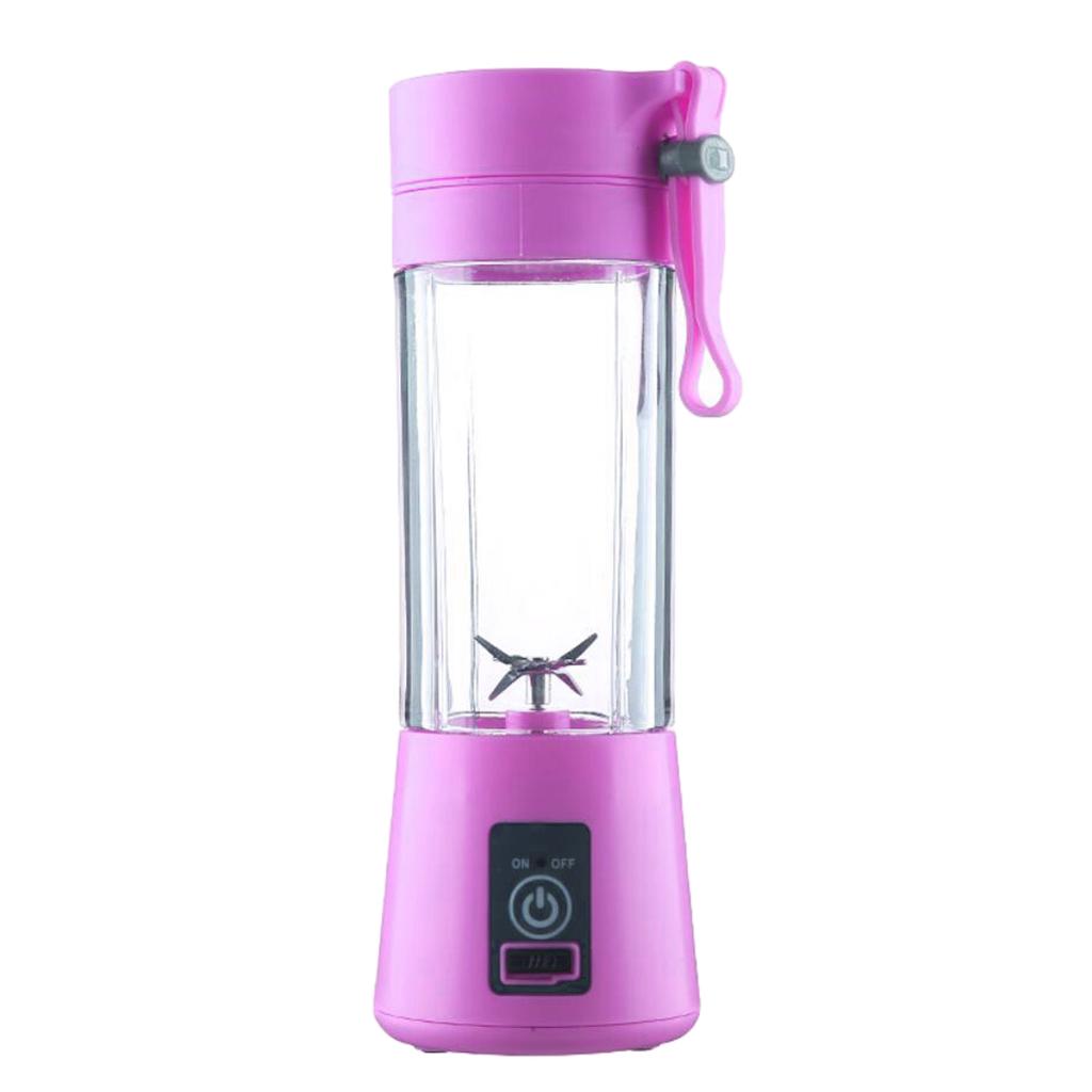 Electric fruit juicer rechargeable mini juicer multi-function Purple