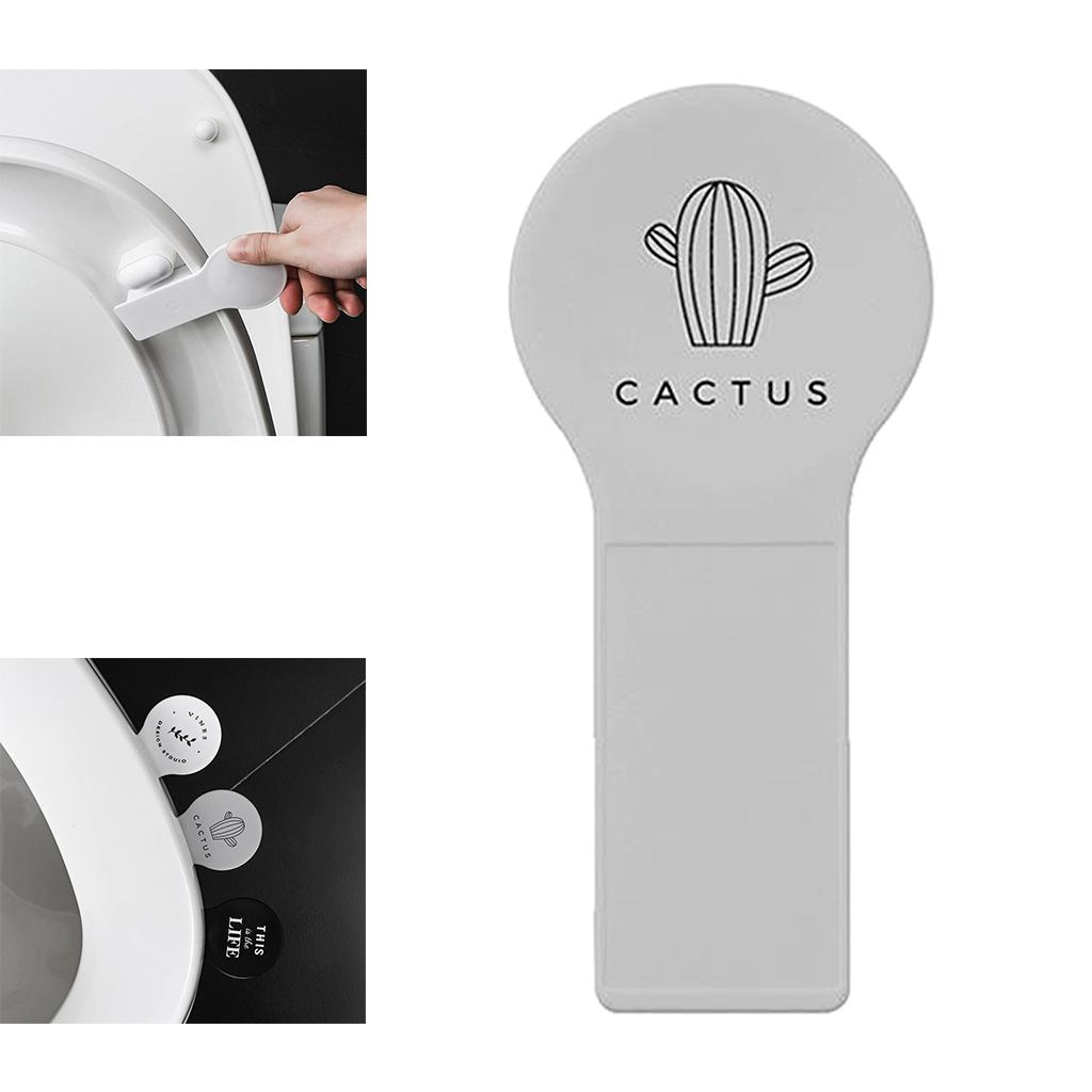 2x Nordic Toilet Seat Cover Lifter Toilet Handle Lifter Home Bathroom