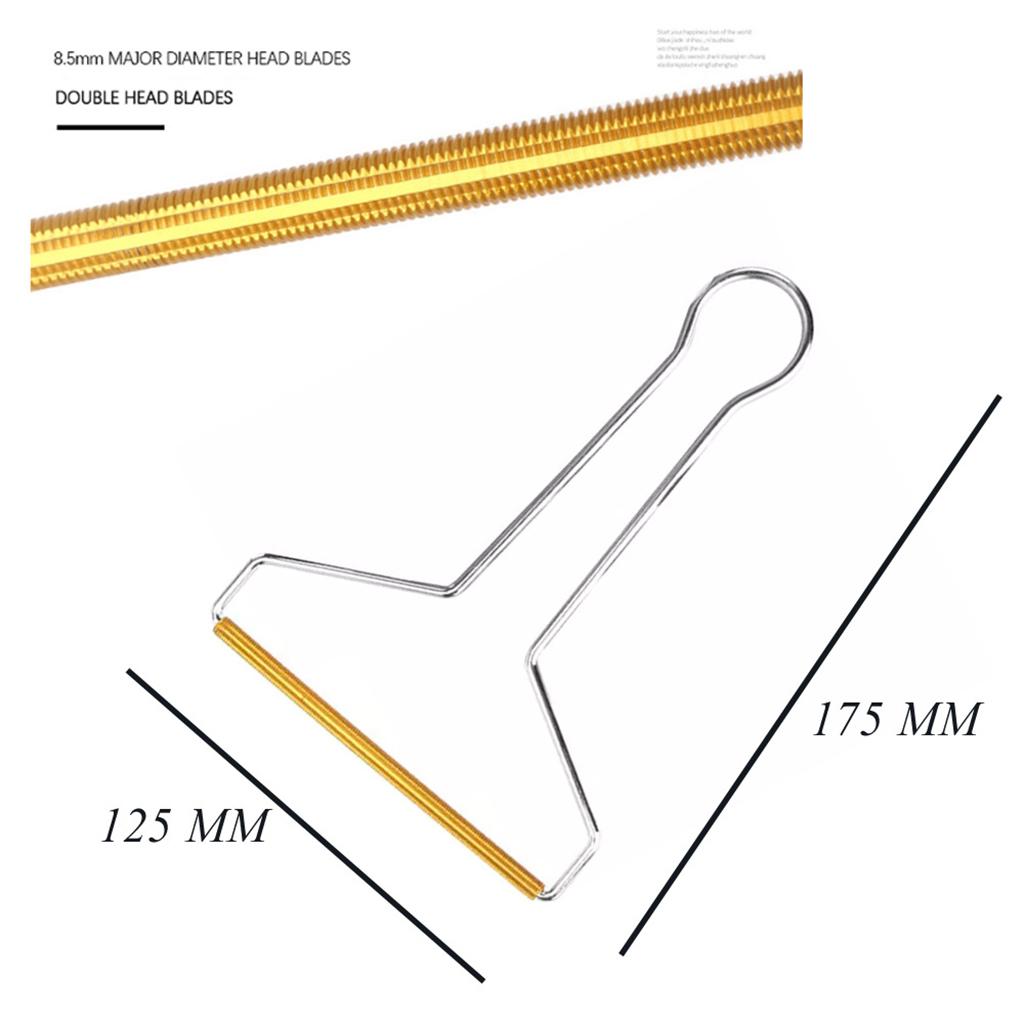 4xManual Lint Cleaner Clothes Fluff Remover Fabric Fuzz Sweater Shaver Red