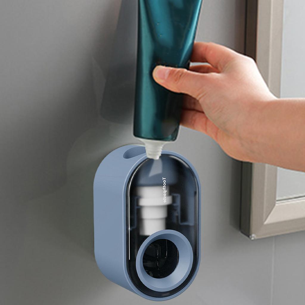 Automatic Toothpaste Dispenser Toothpaste Tool Hands Free for Bath Home Blue