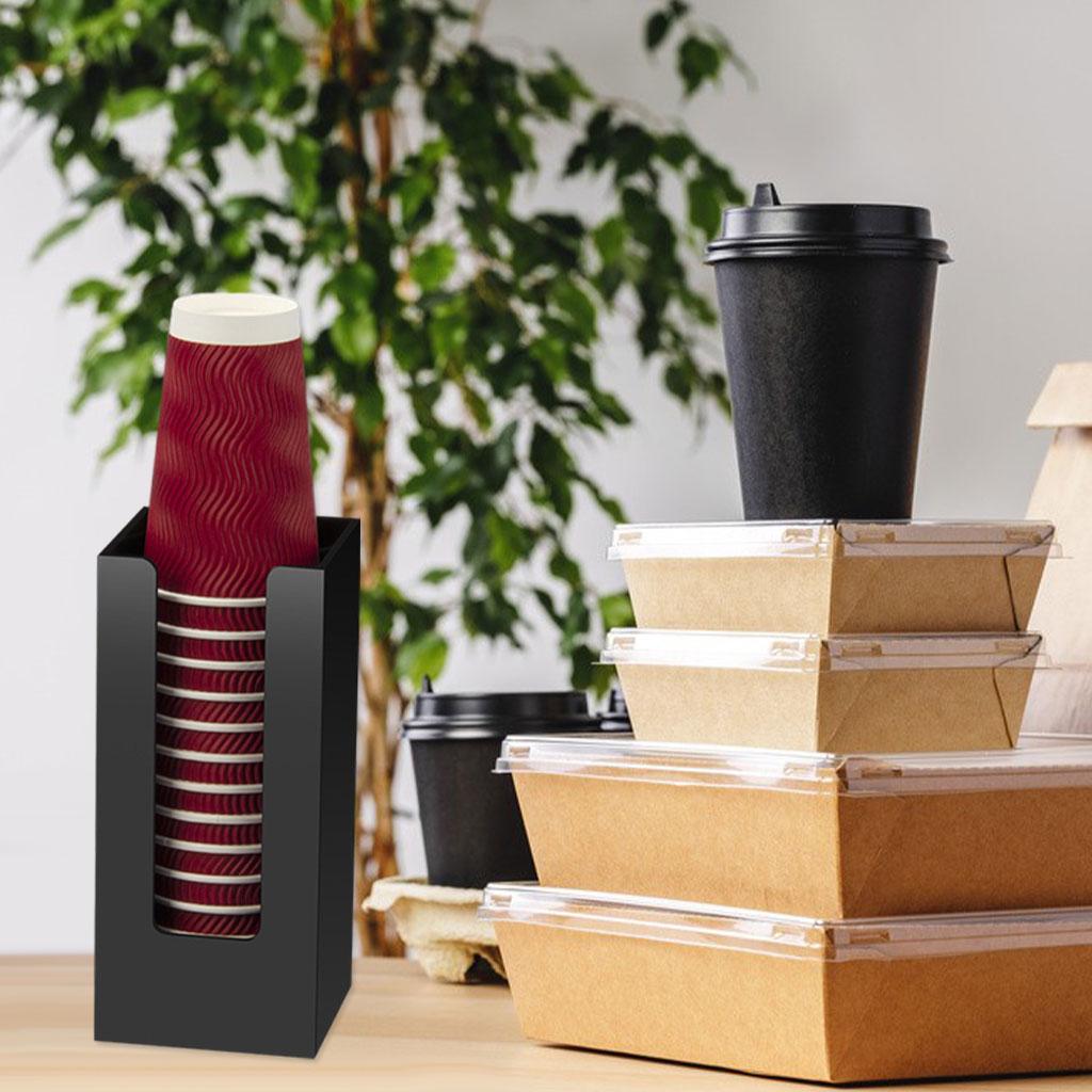 Disposable Paper Cup Dispenser for Countertops Cafe Sandwich Shop Restaurant