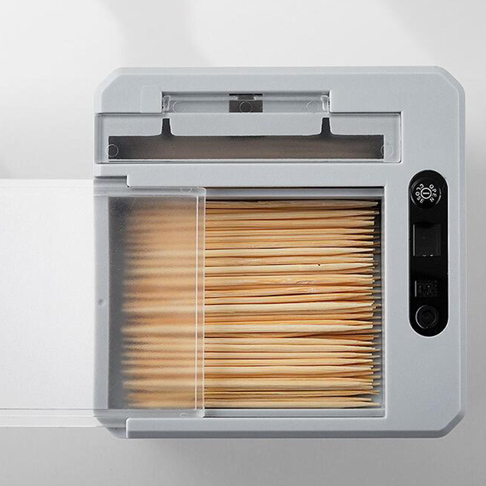 Smart Toothpick Box Infrared Sensor Toothpick Holder Dispenser Battery