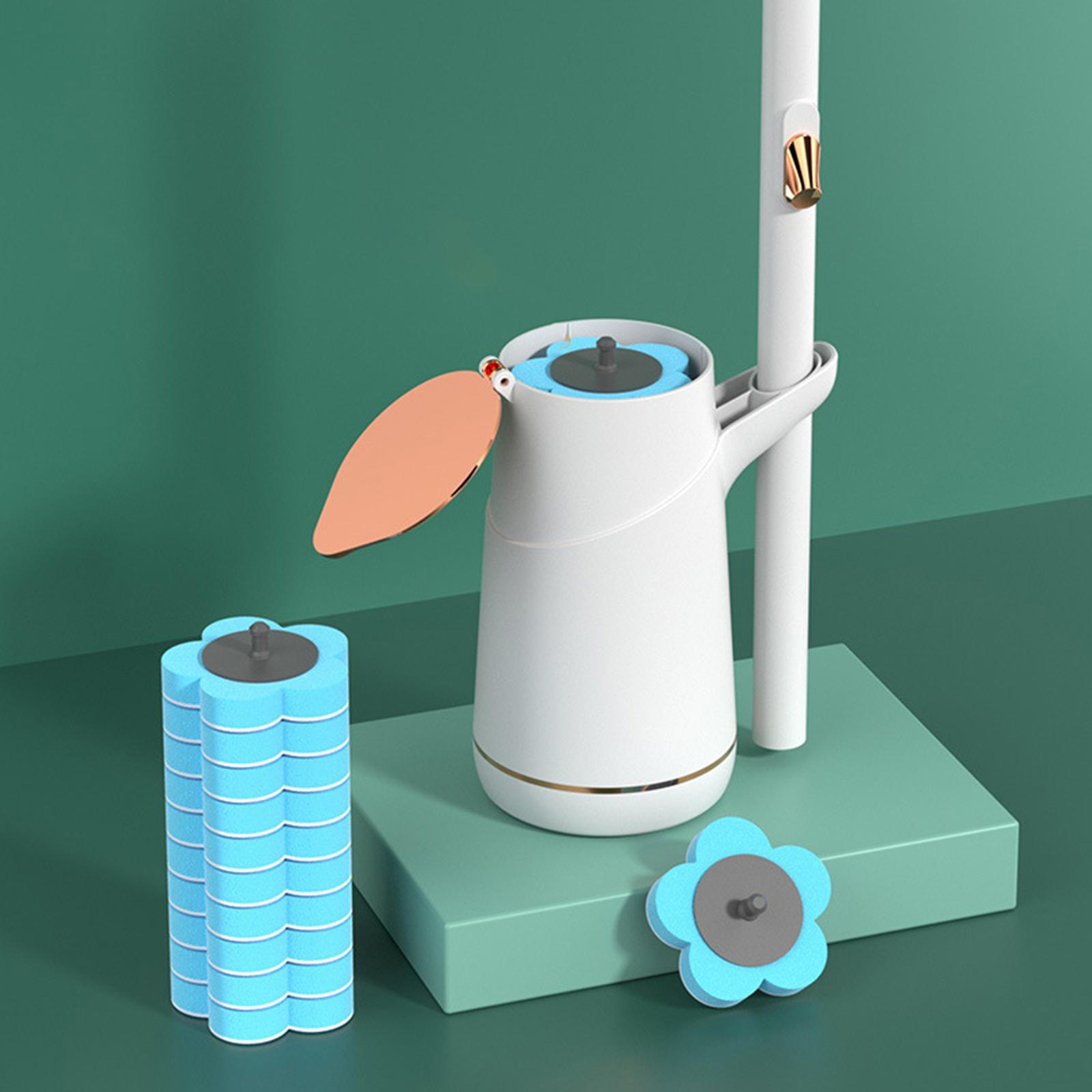 20Pieces Disposable Toilet Brush Toilet Bowl Brush Refill Head 