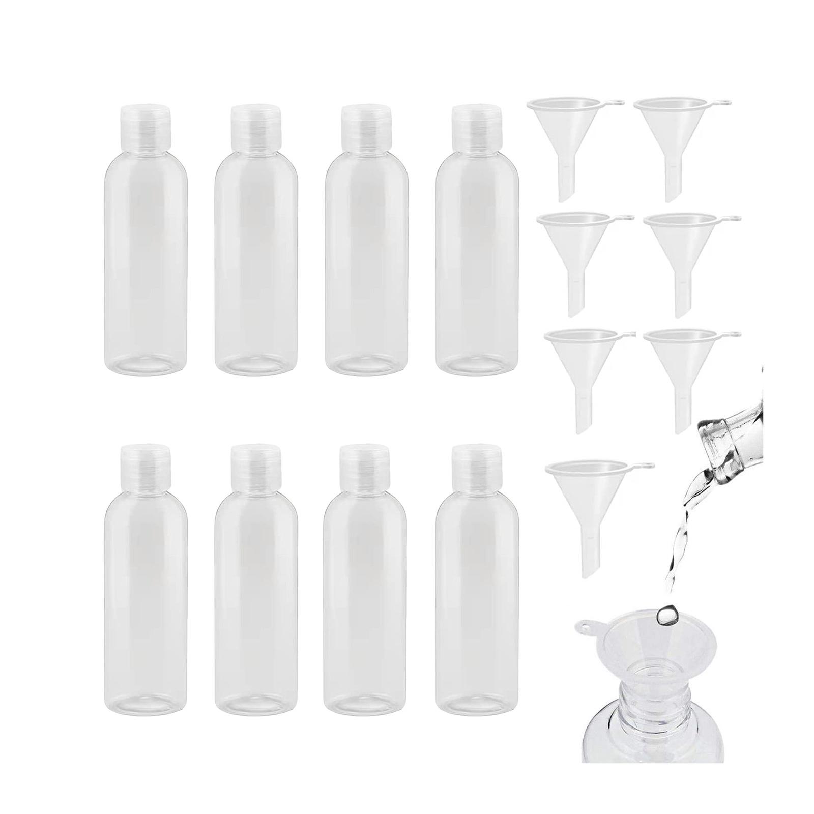 3.4oz/100ml Refillable Bottles with Lid Travel Bottle for Camping