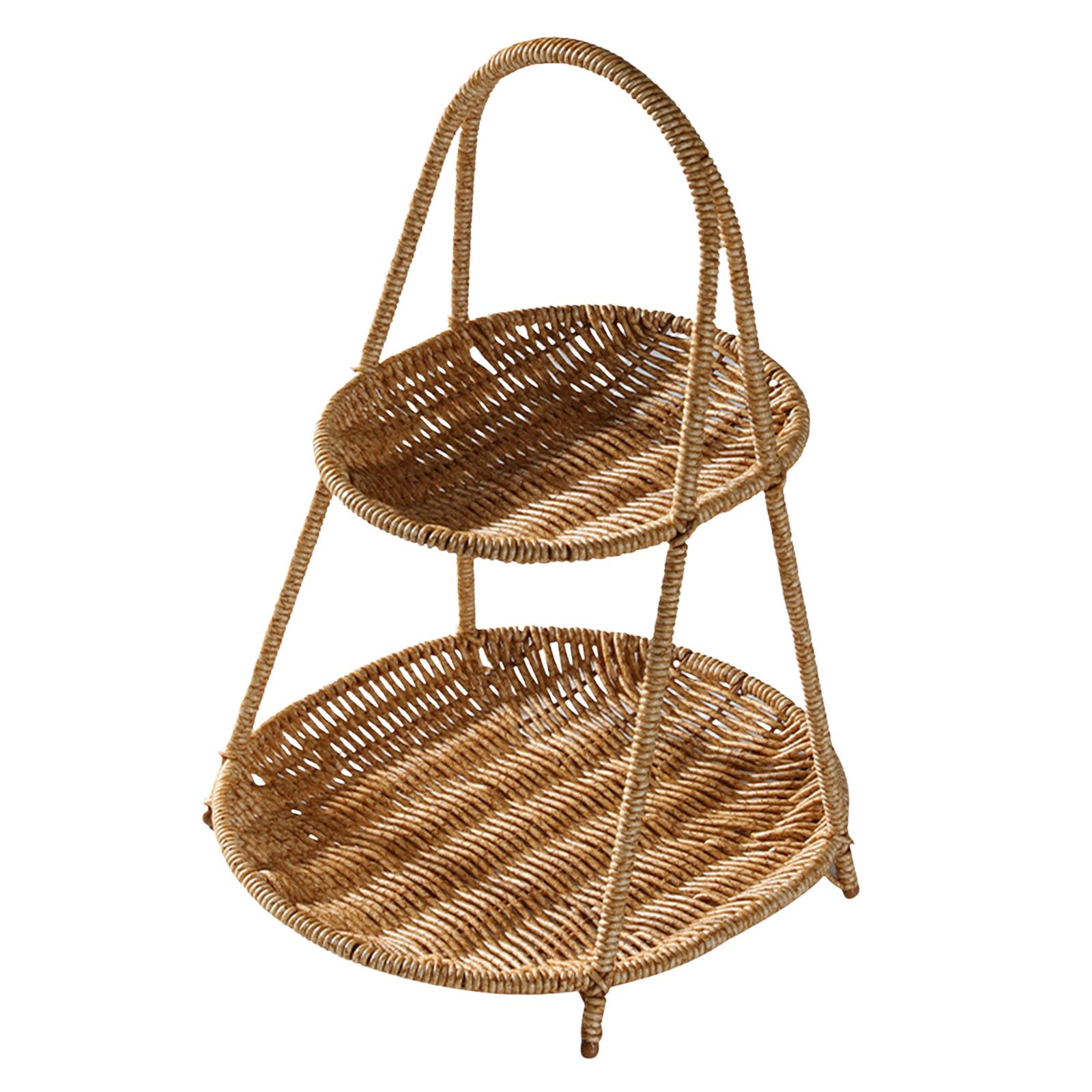 Oval 2 Tier Tray Organizer