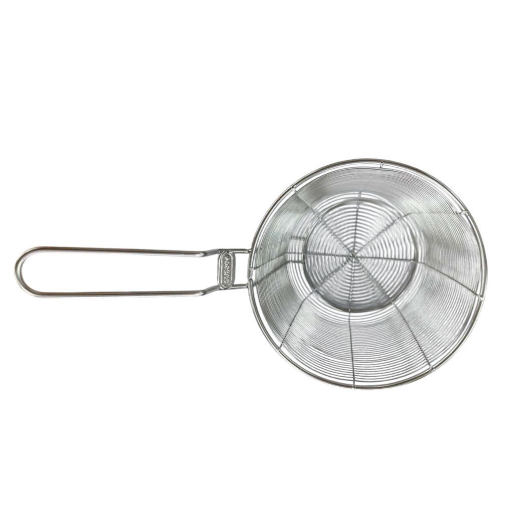 Stainless Steel Food Colander Sifter Fry Basket for Noodles Frying 16cm