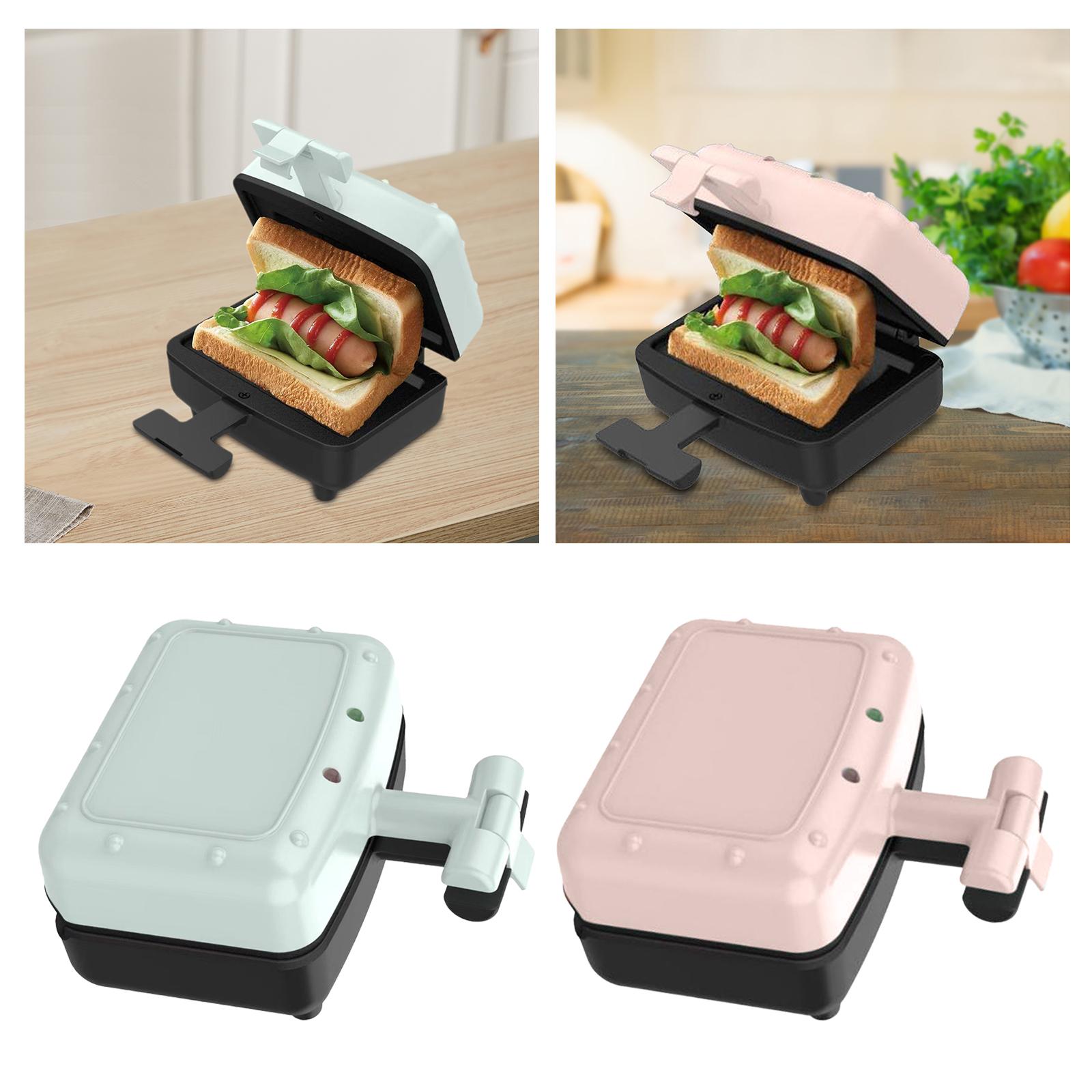 Sandwich Maker Nonstick Surface Deep Cooking Plates Baking Tool Waffle Maker green