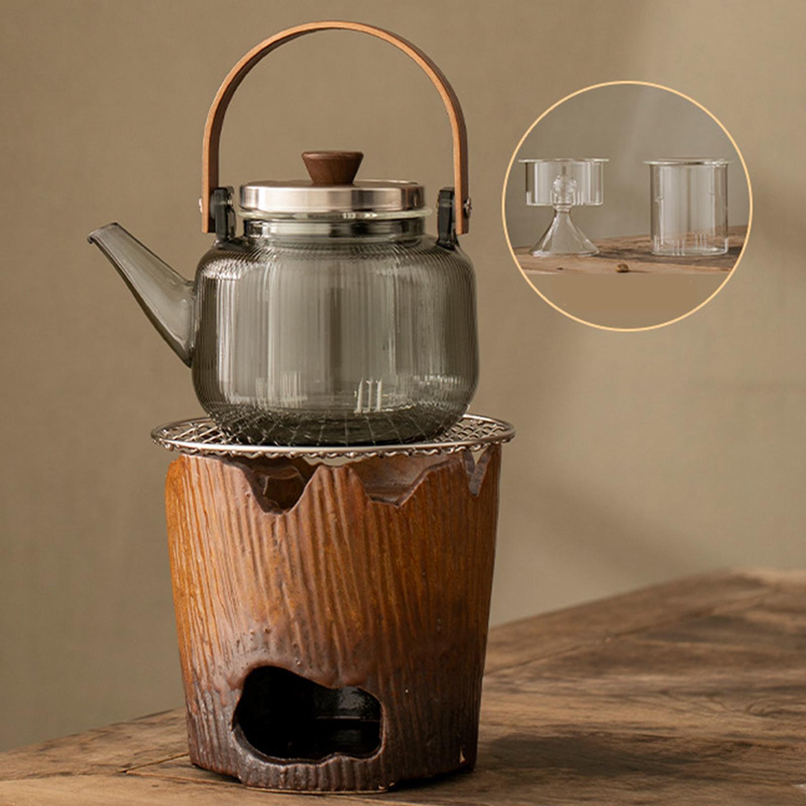 Ceramics Barbecue Stove Fireplace Charcoal Grill for Indoor Outside Backyard