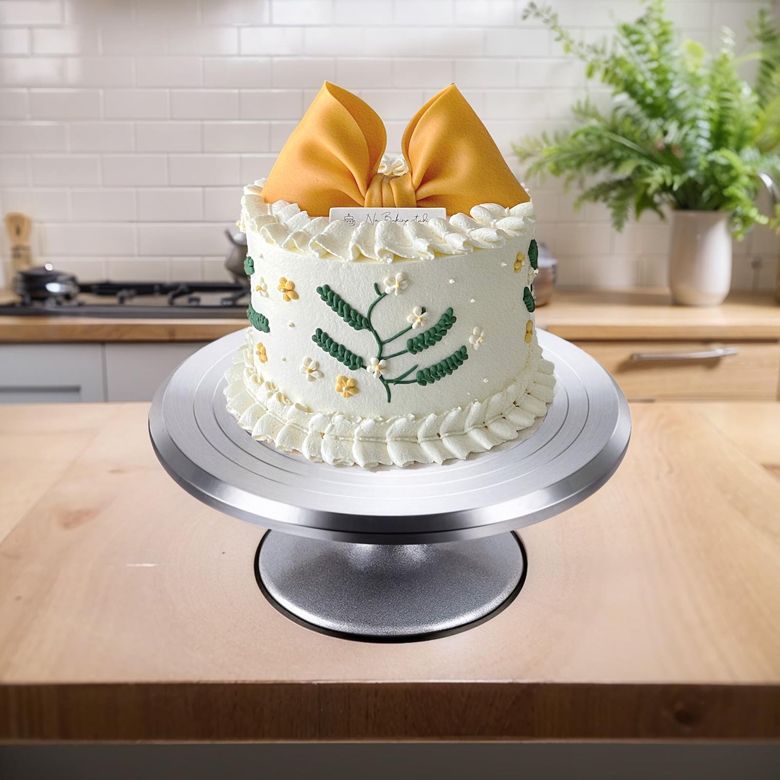 Paint Spraying 12inch Clay Pottery Crafting Repair Sculpting Wheel Turntable Sliver base