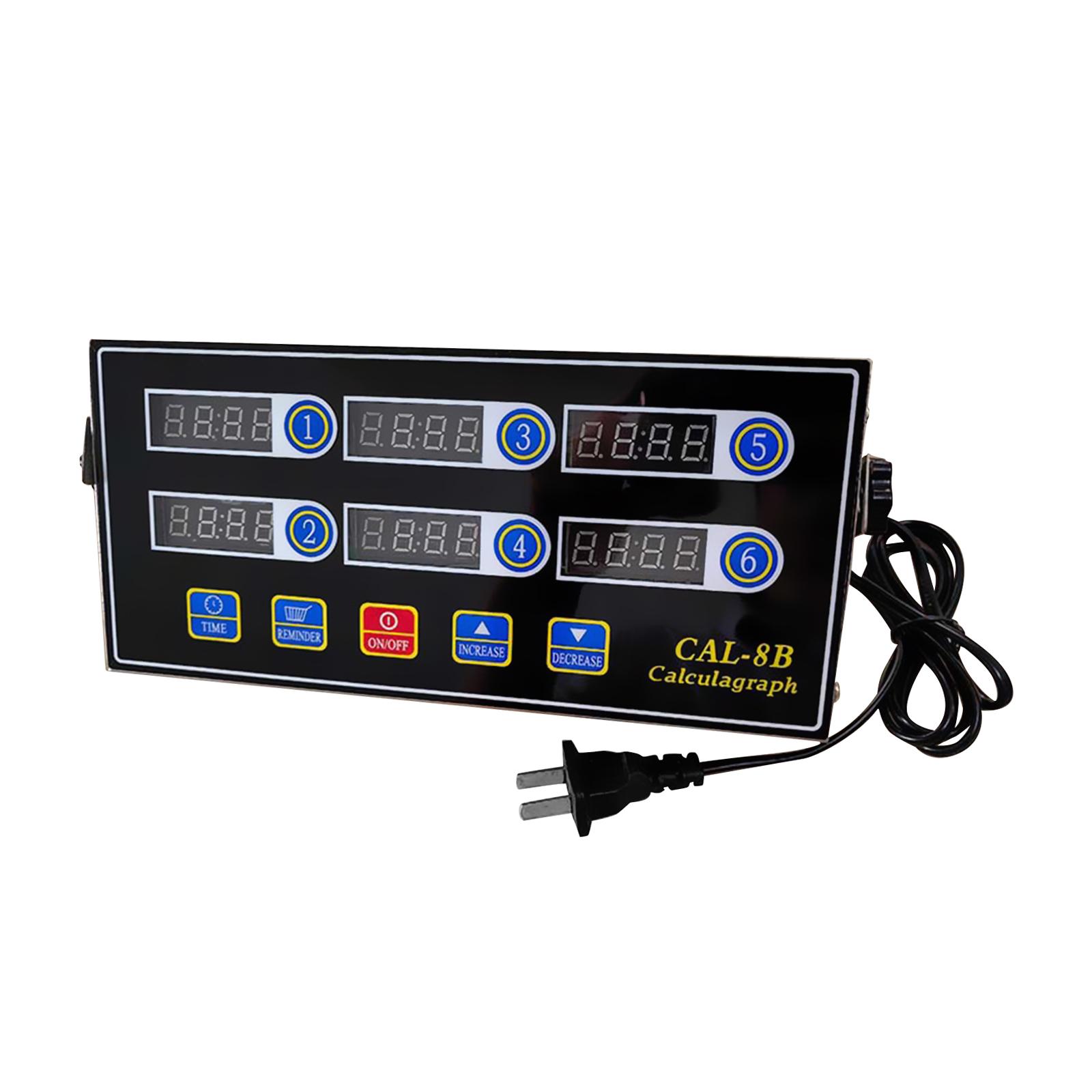 6-Channel Kitchen Timer