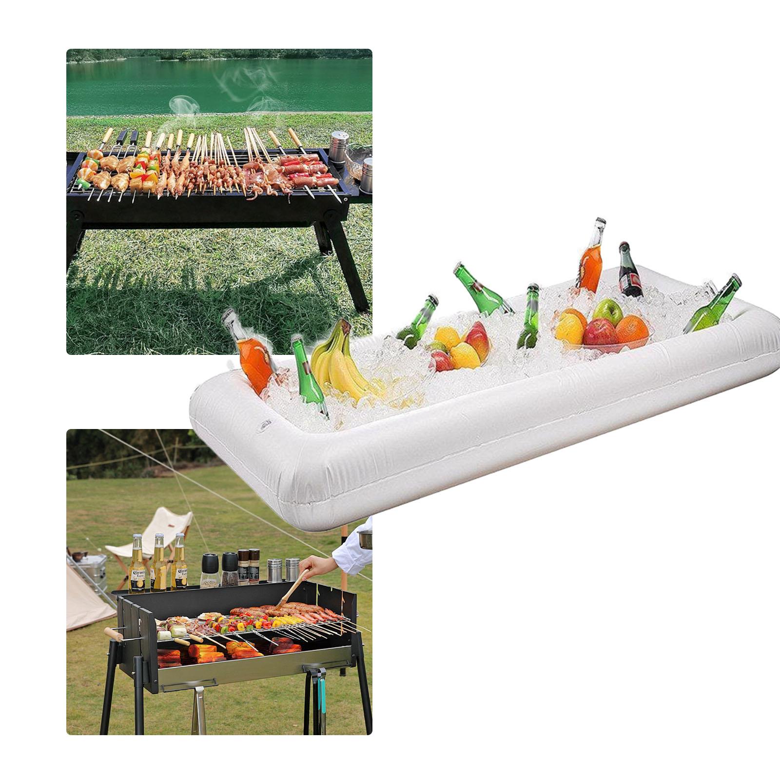 Serving Tray Beverage Tub Portable Salad Serving Tray Inflatable Serving Bar