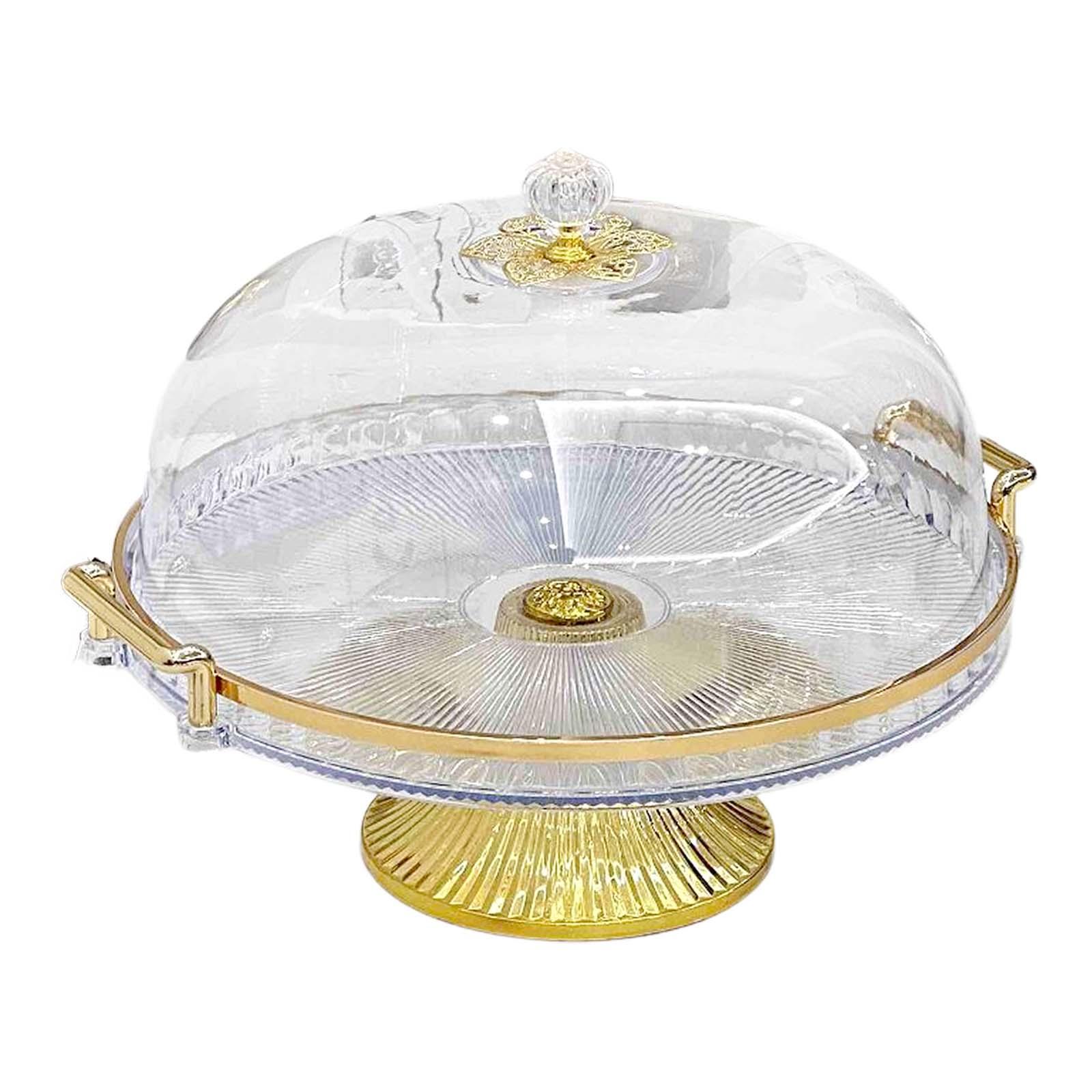 Footed Cake Stand With Lid