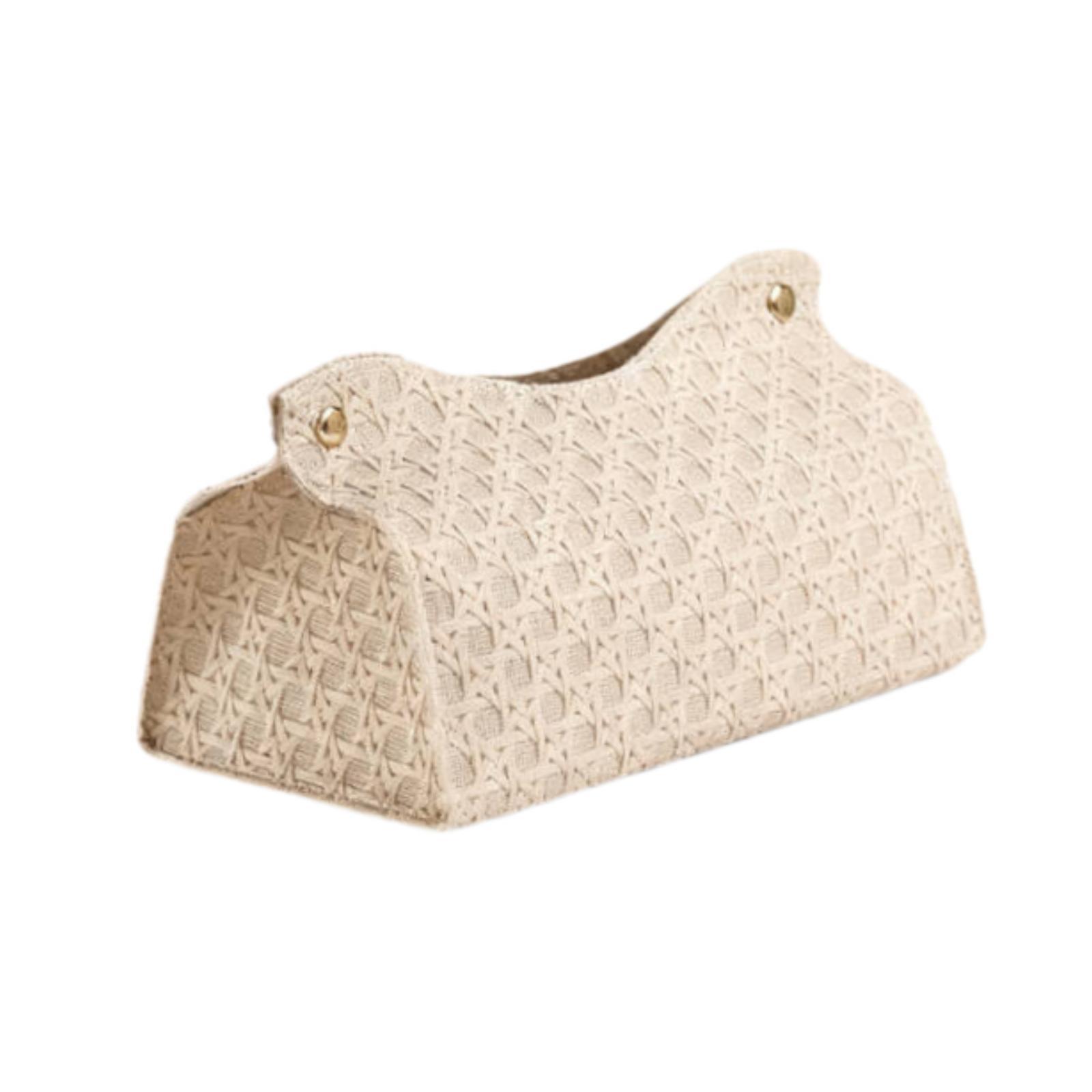 Tissue Box Cover Gray Brown