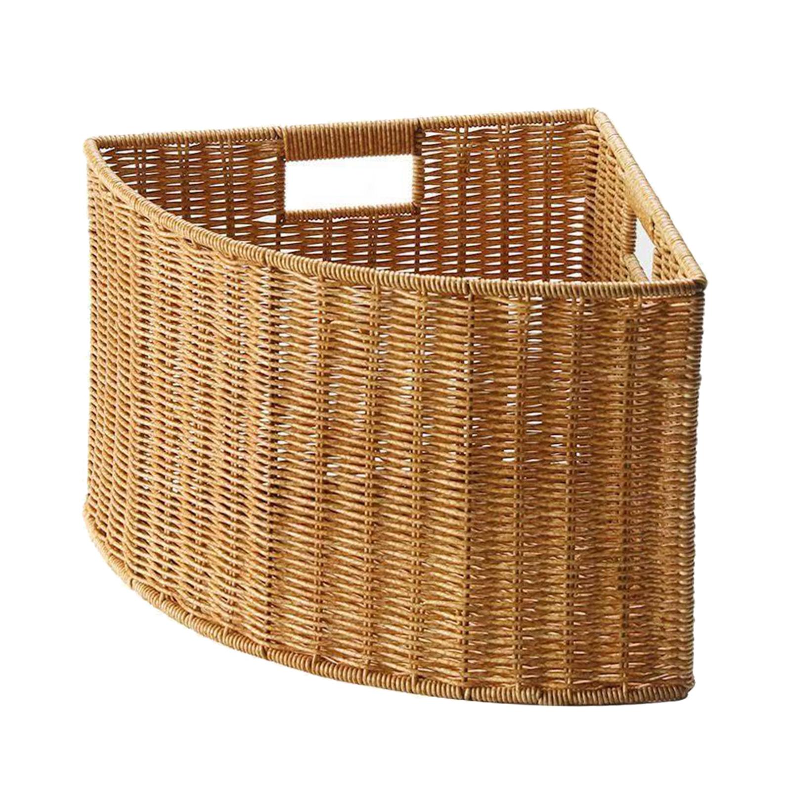 Corner Storage Basket Woven