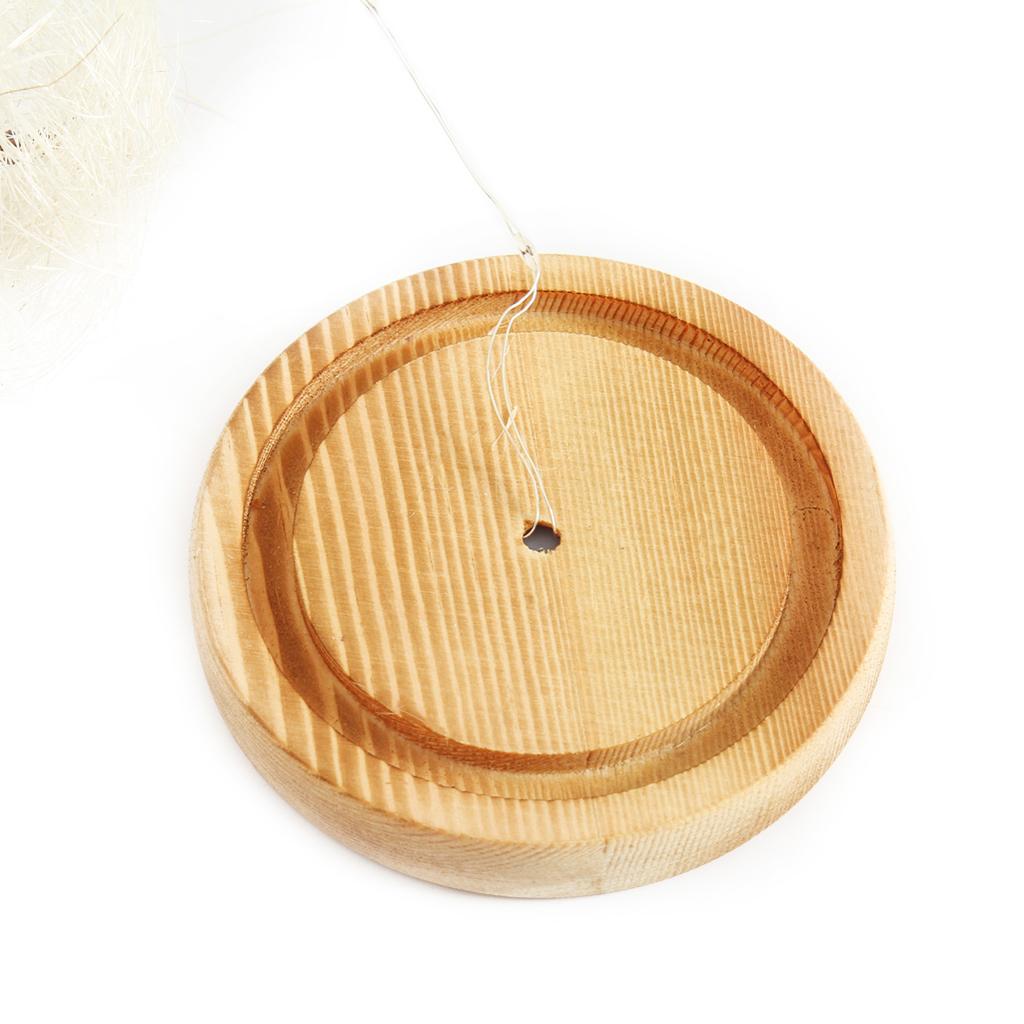 Dried Flower Glass Dome Lamp LED Night Light String Table Lamp Pink