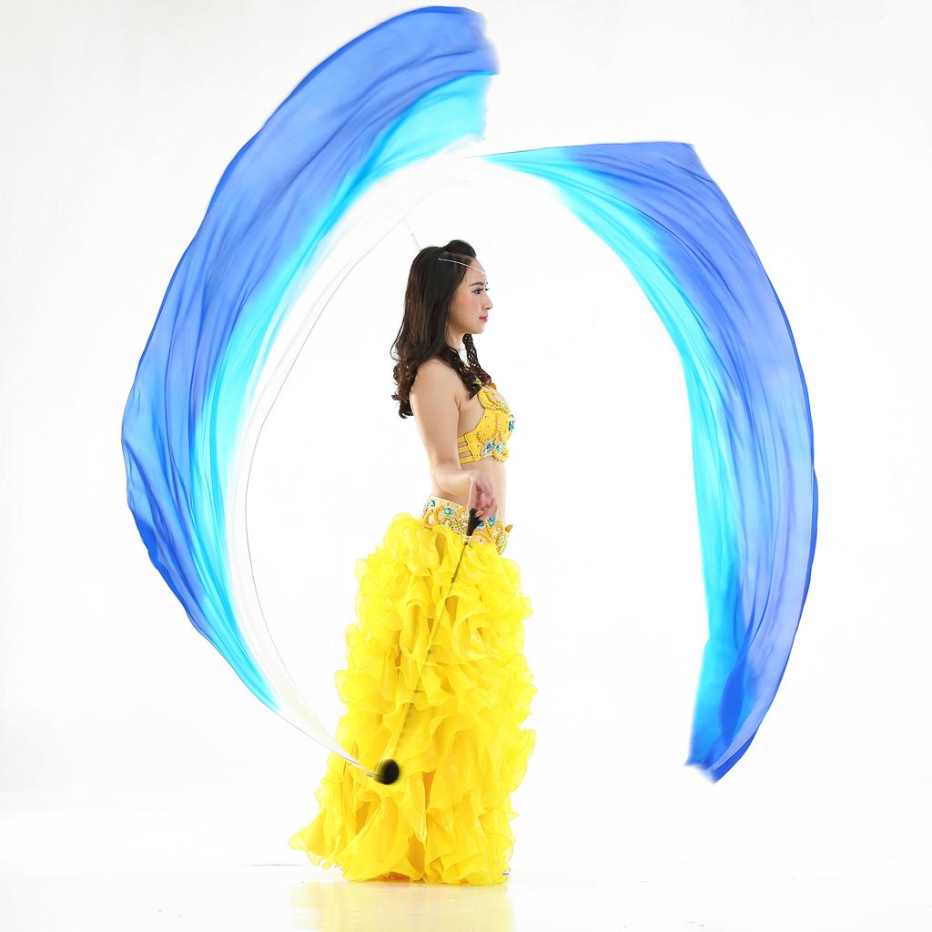 Belly Dance Silk Veil Poi