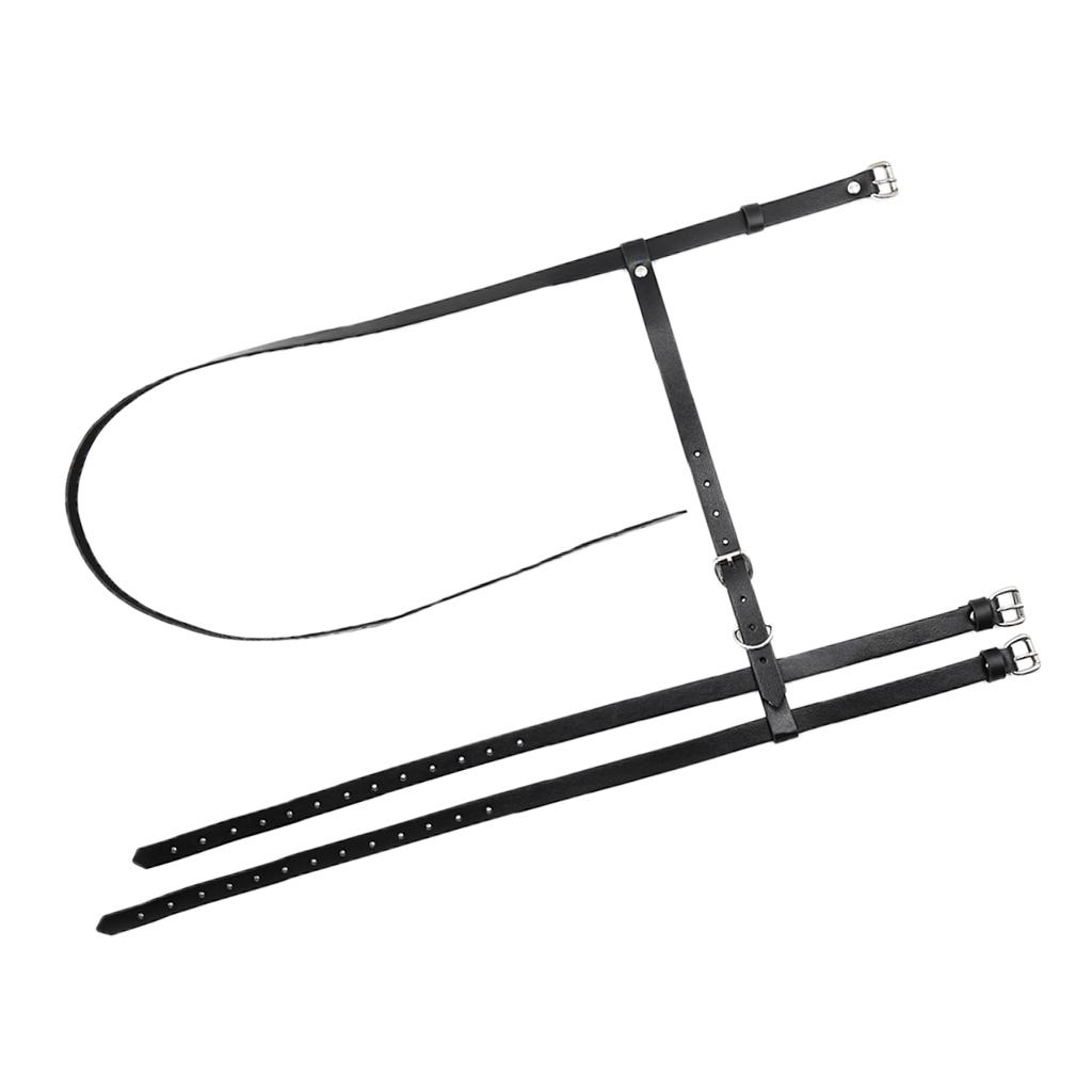 Women Sexy Gothic Leather Cincher Single Leg Cage Harness Wasit Garter Belt