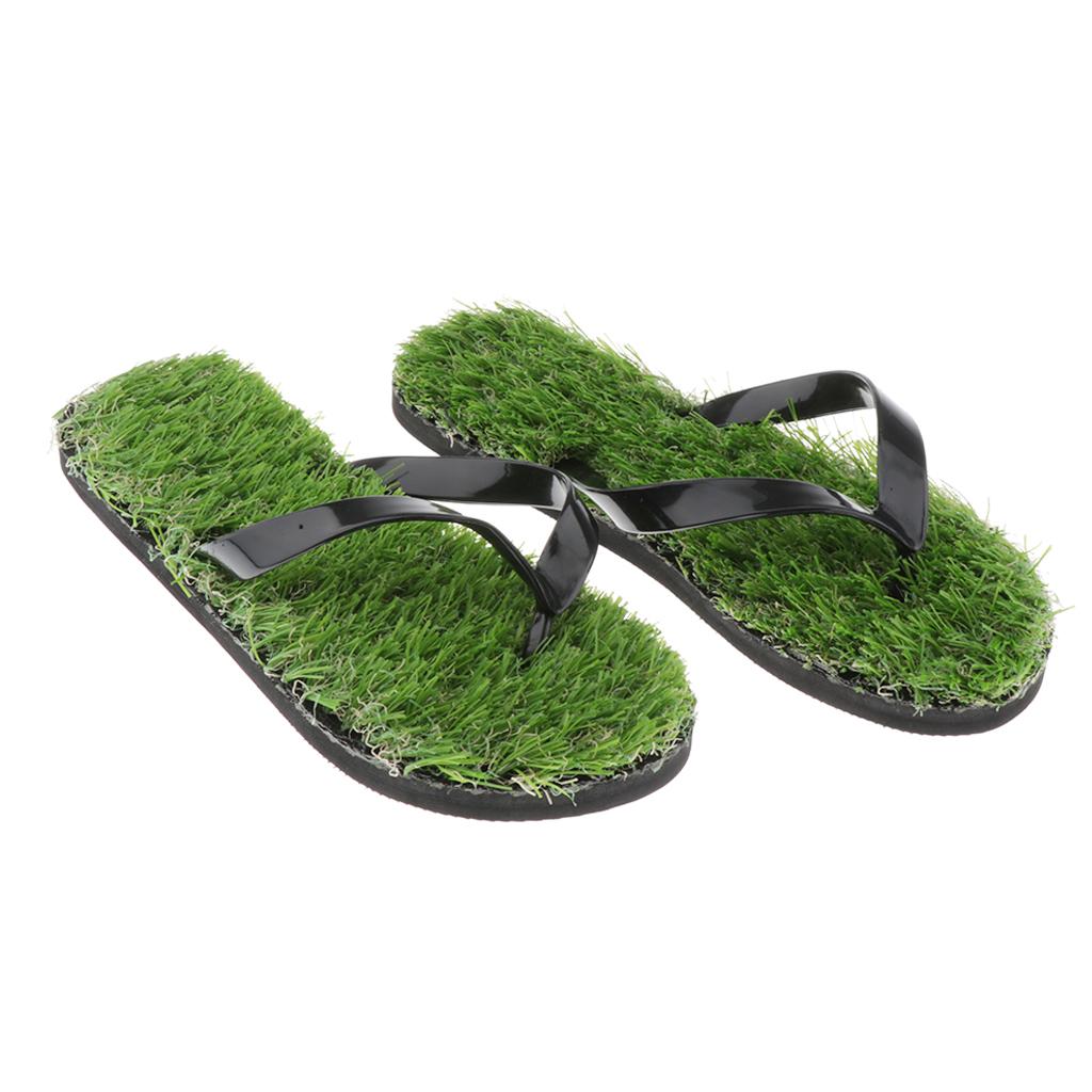 artificial grass slippers