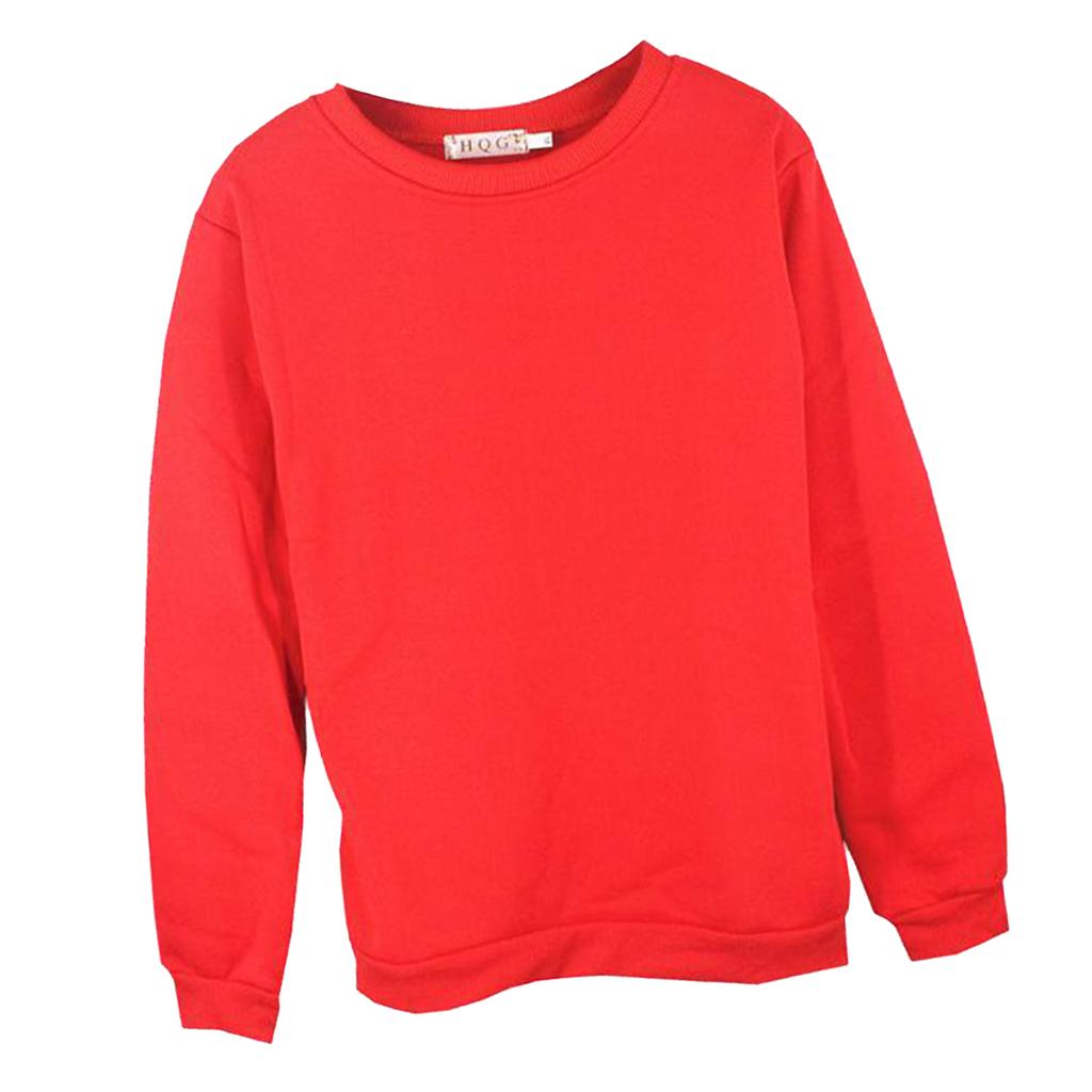 plain red jumper