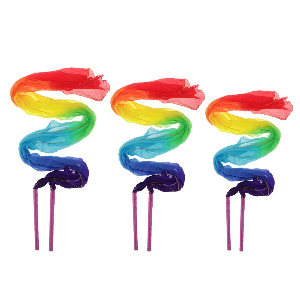 Belly Dance Silky Veil Ribbon Helpers Thrown Streamers S