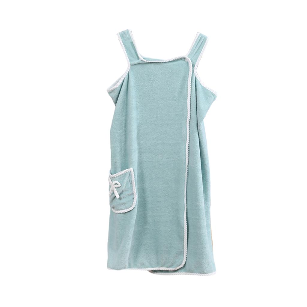Bathrobe Bath Towel Wrap Green