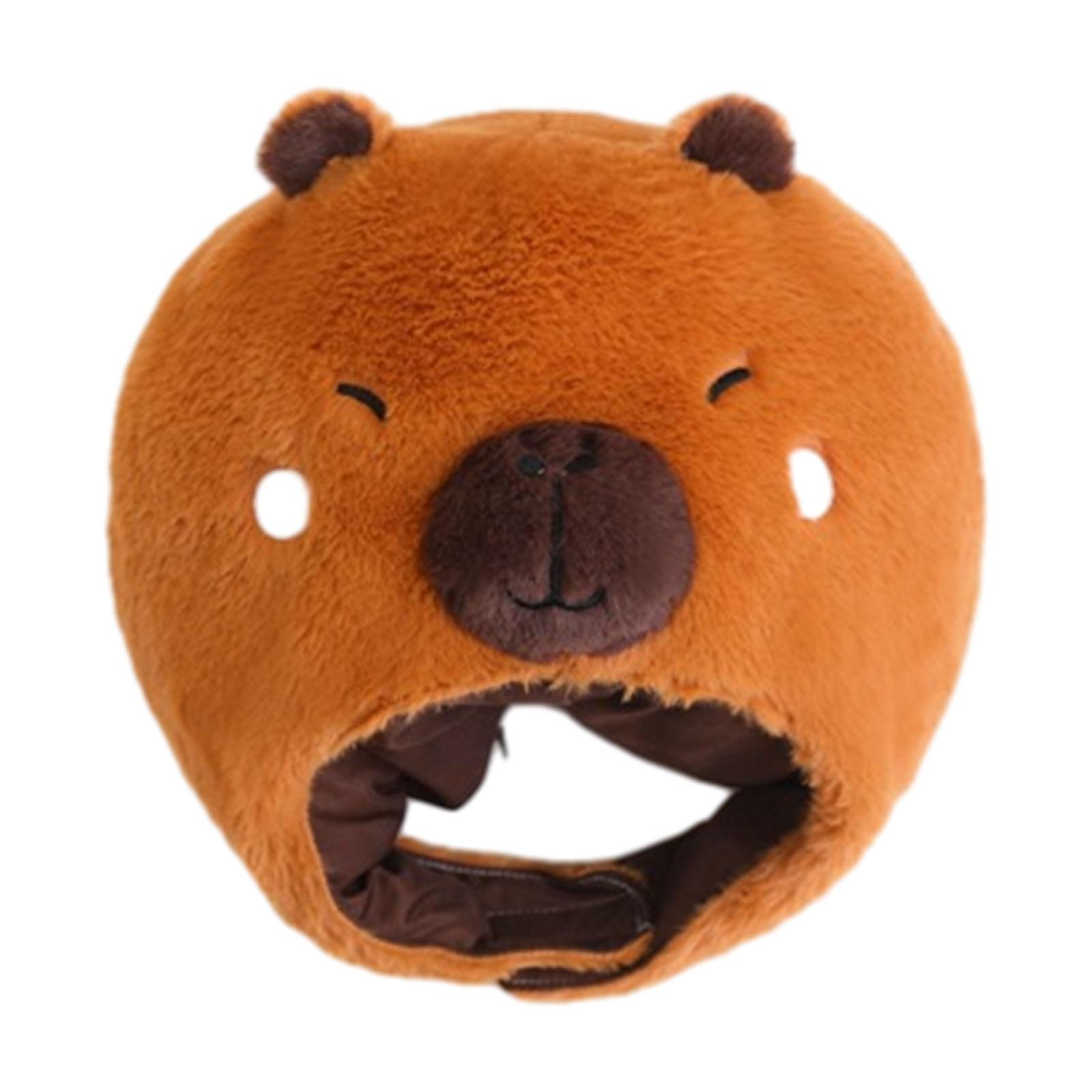 Plush Animal Hat Capybara