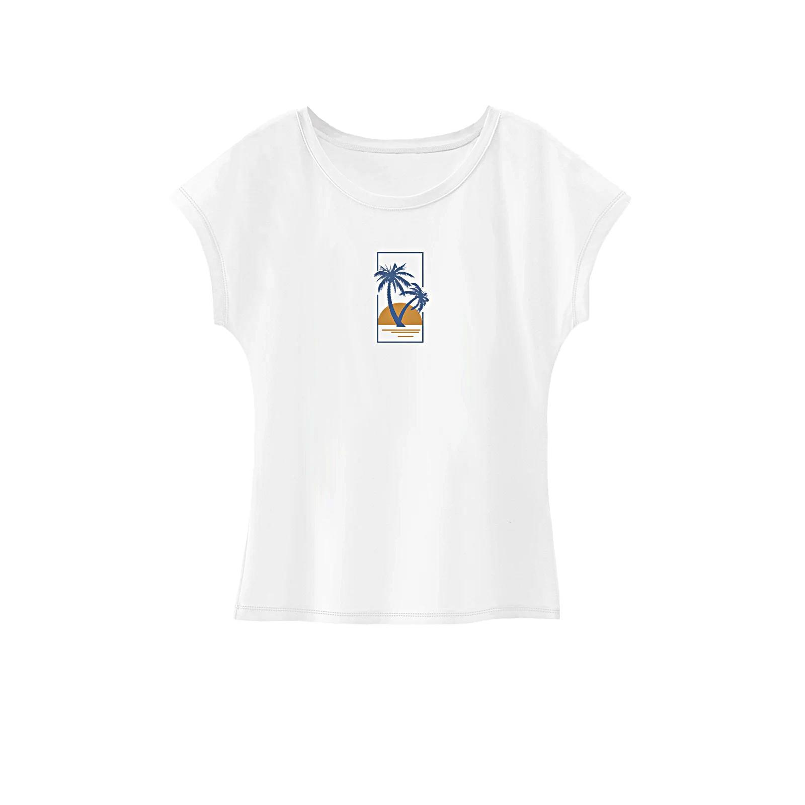 Womens T Shirt Summer Simple Classic Soft Basic Tee for Hiking Beach Walking XL