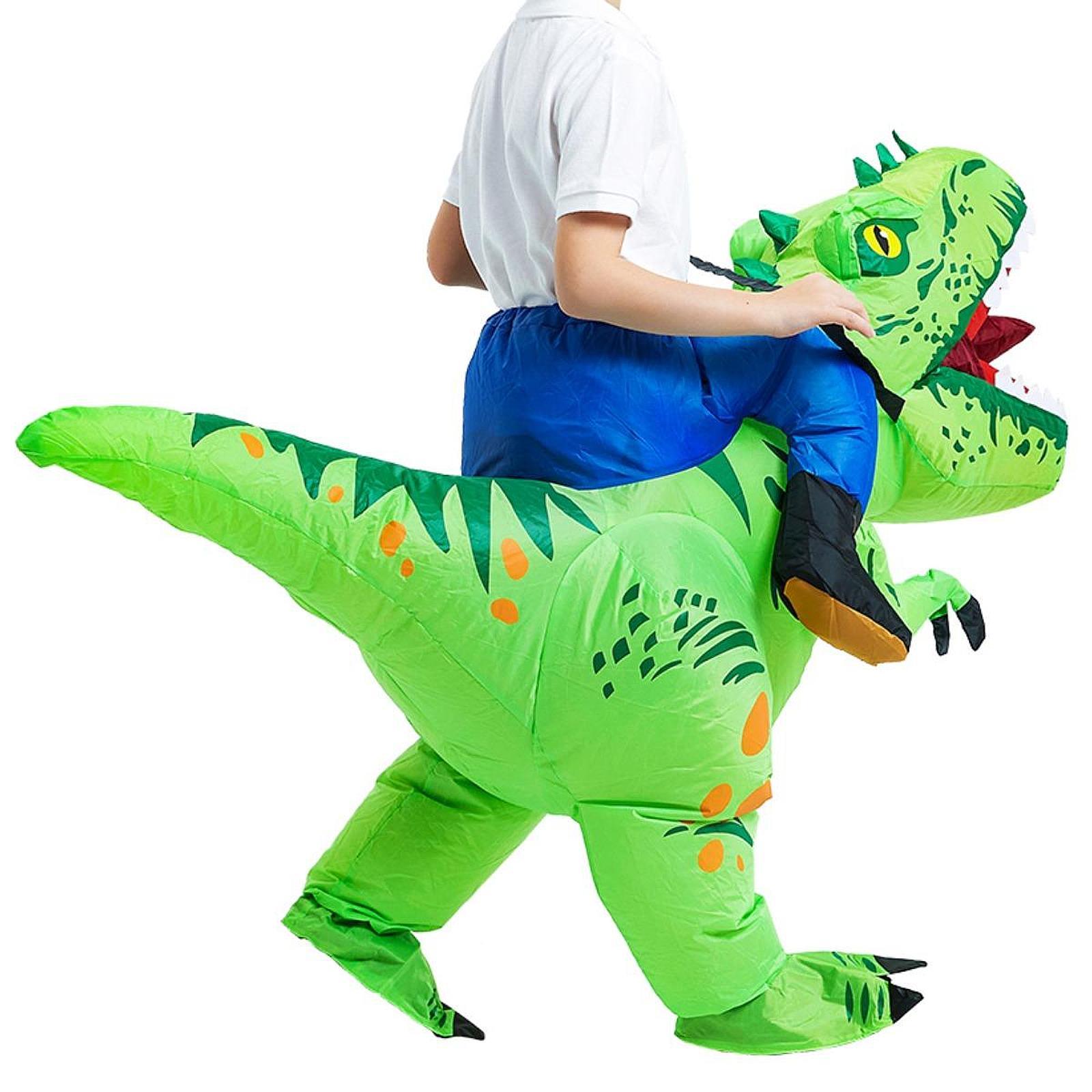 Inflatable Riding Dinosaur Costume Clothes for Cosplay Party Favors Festival