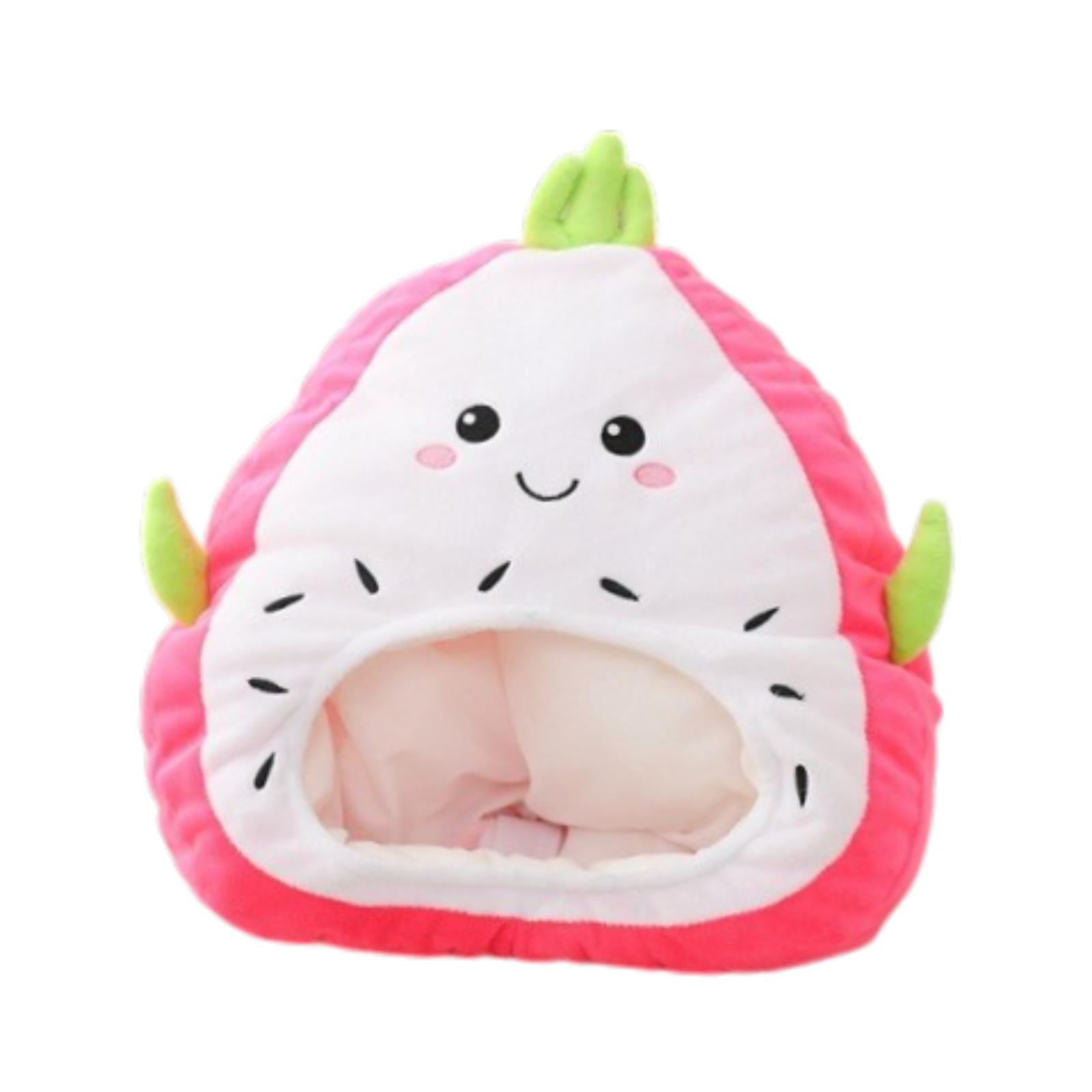 Stuffed Dragon Fruit Headgear Hat Funny Costume