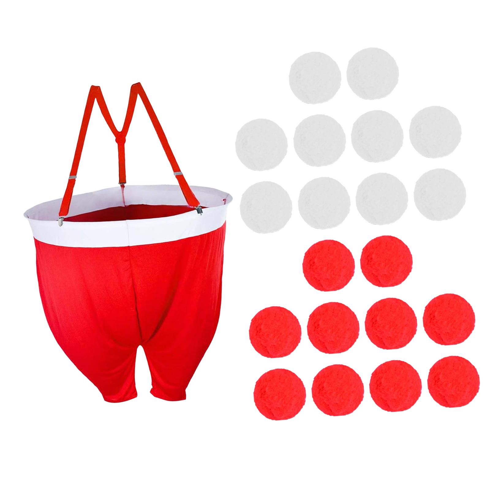 Santa Pants with Snow Balls