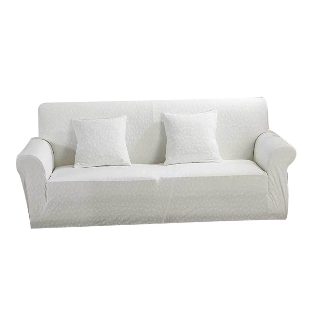 2Seater Sofa Dust Proof Slipcover Elastic Knit Sofa Cover Settee