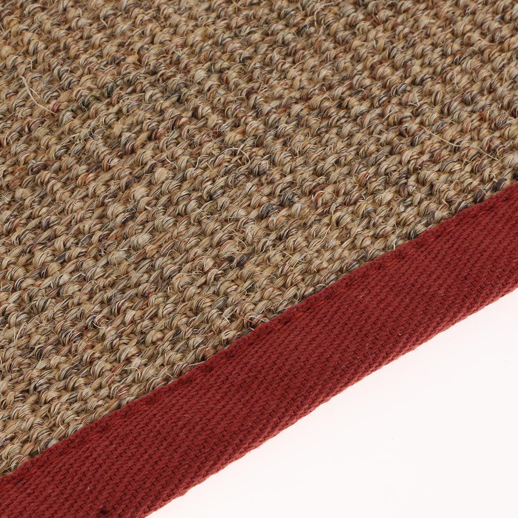 Anti Natural Hand Woven Sisal Rug Seagrass Runner Japanese Tatami Mat