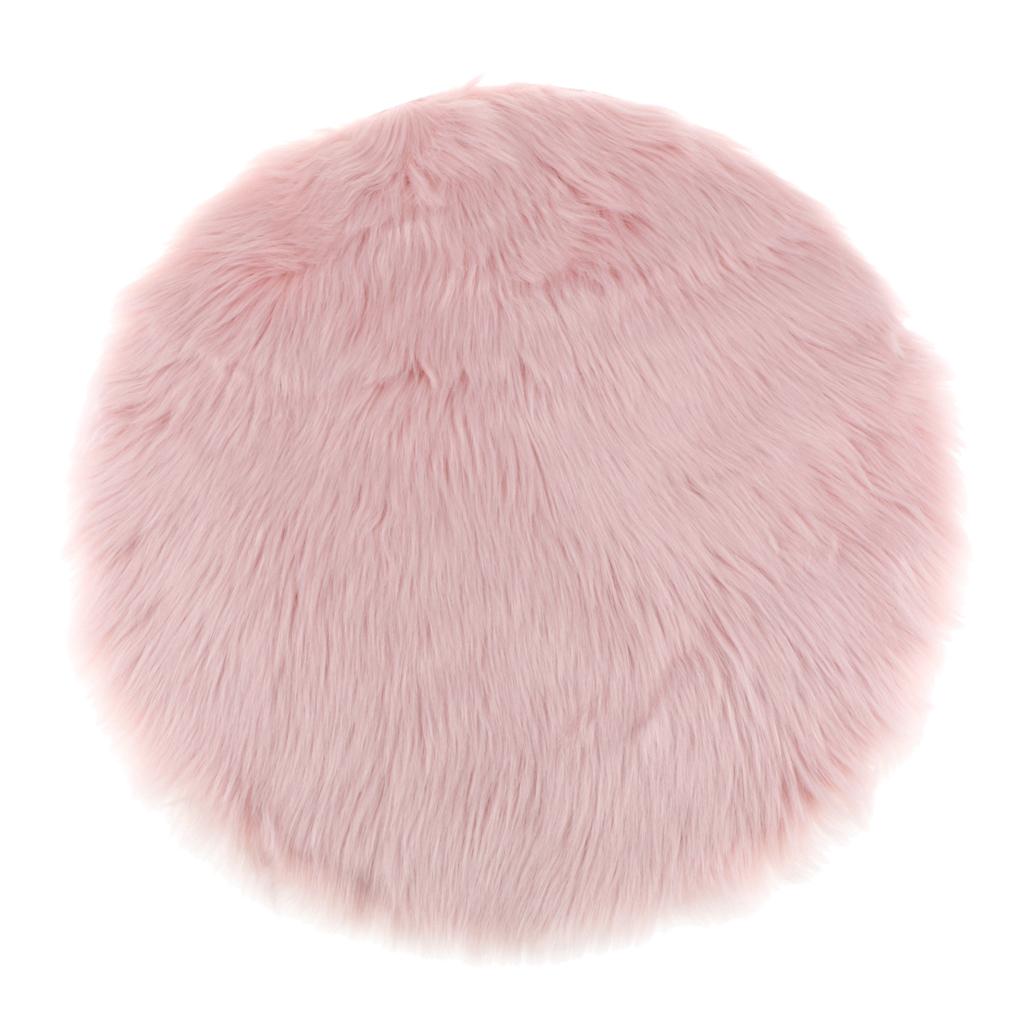 Faux Fur Seat Cushion