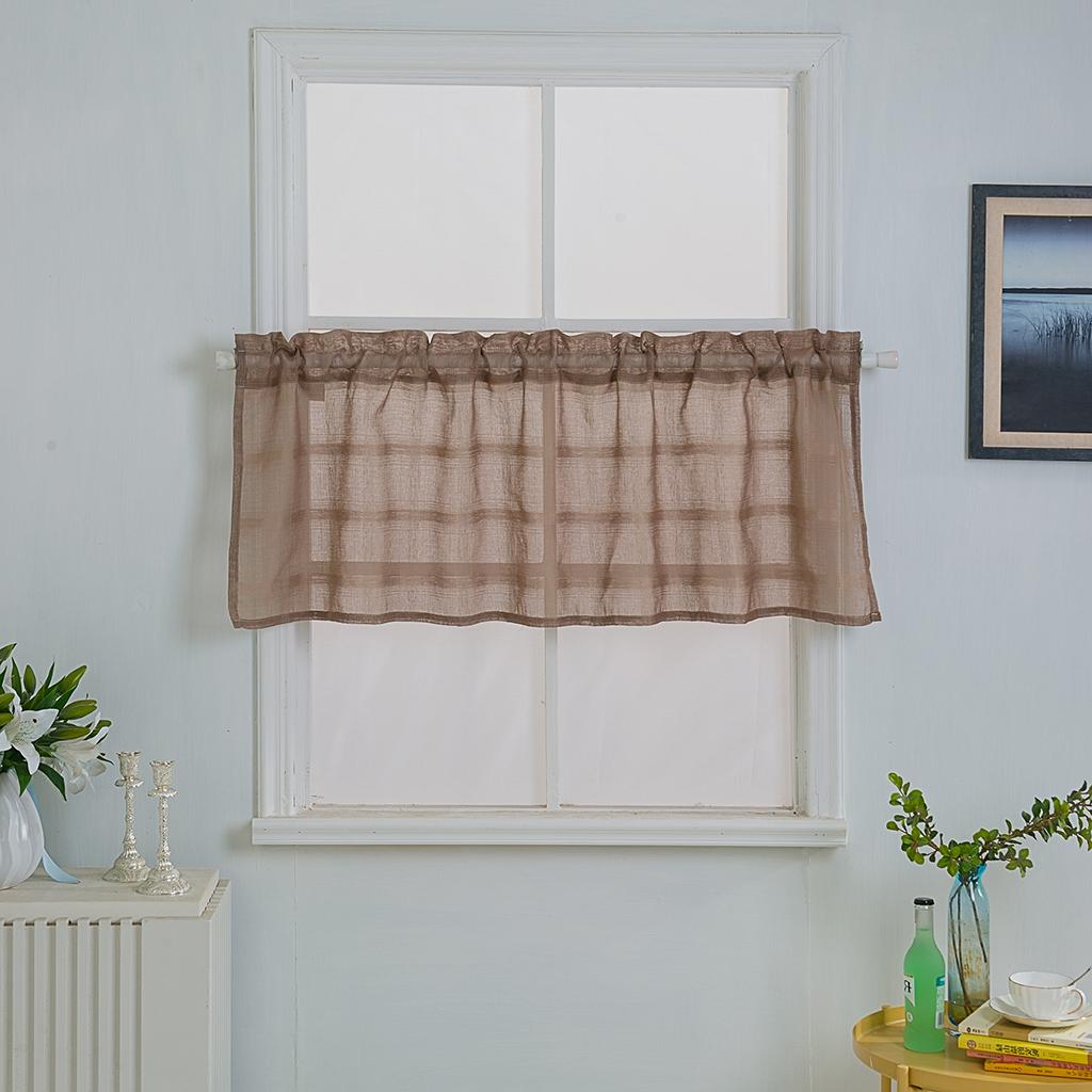 Light Reducing Kitchen Curtain  Valances  for Windows  Small  