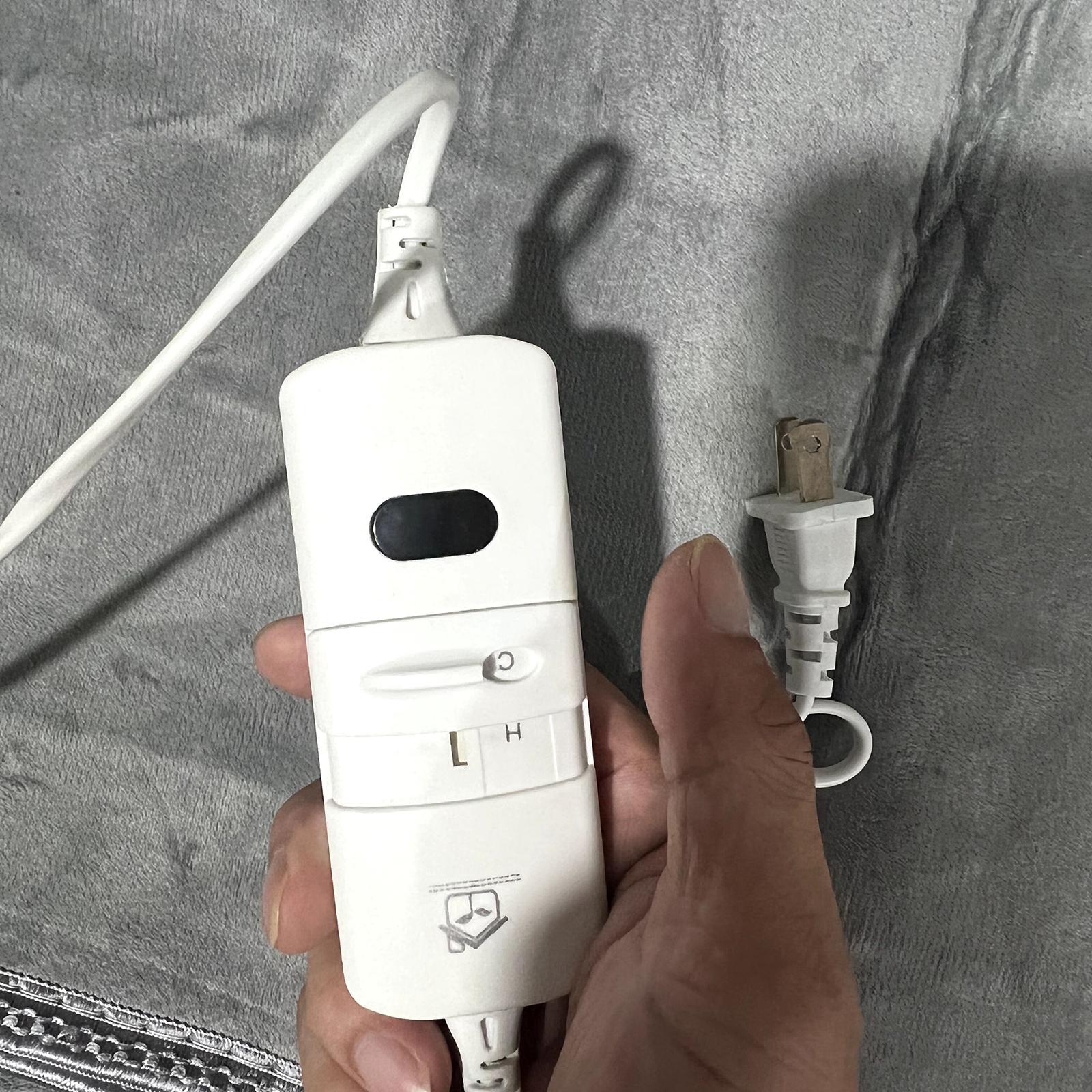 Electric Heating Blanket Overheating Protection Comfortable Soft for Bed M