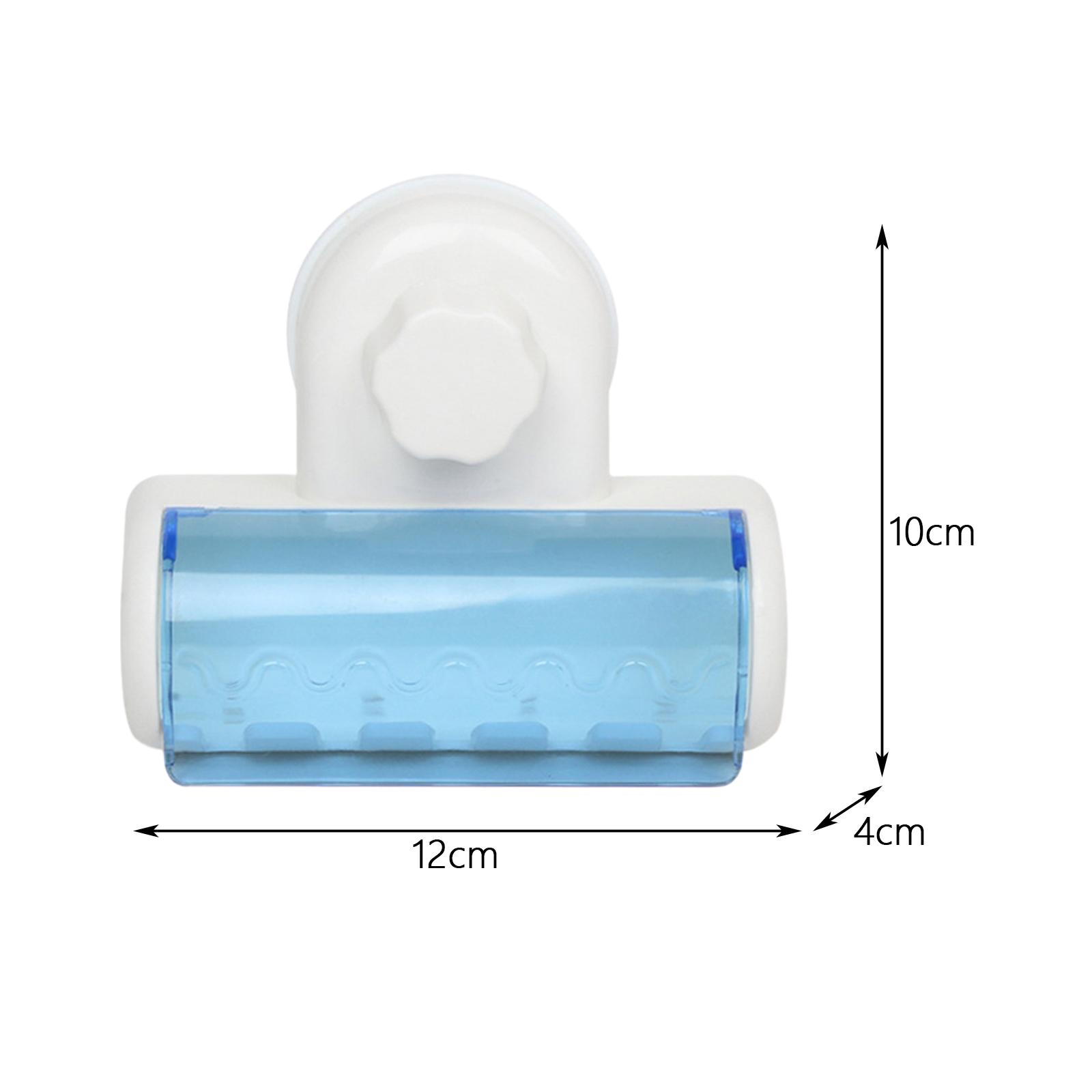 2xWall Mount Toothbrush Holder with Cover Toothbrush Holder for Restroom Hotel