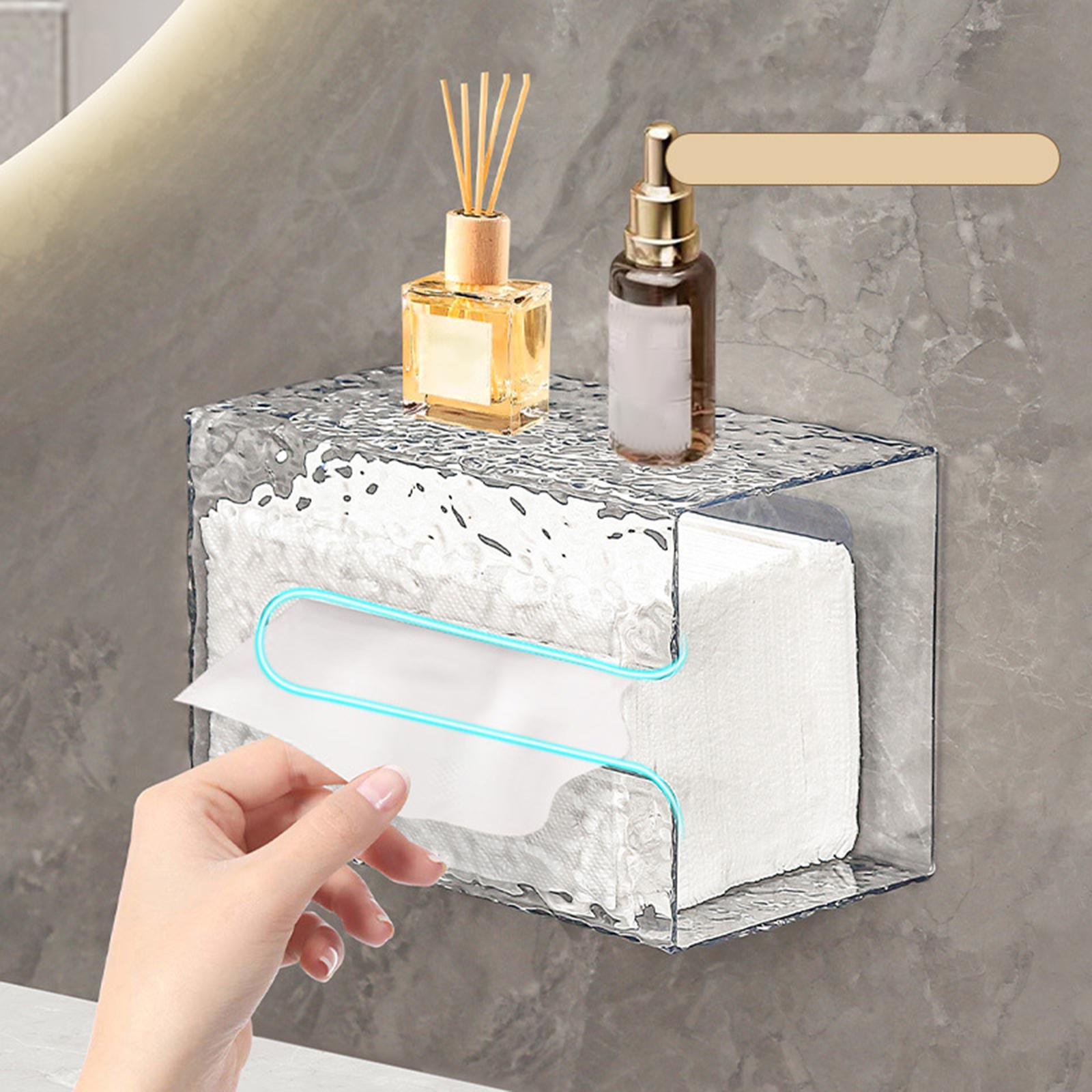 Tissue Box Container Paper Towel Dispenser for Living Room Countertop Office