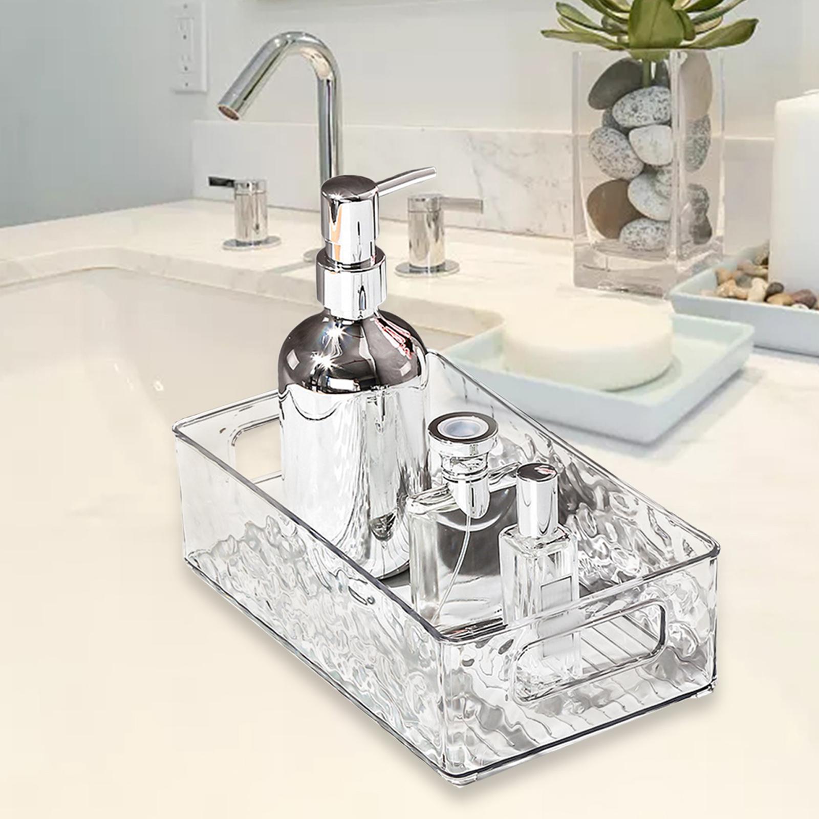 Makeup Perfume Organizer Tray Bathroom Tray for Living Room Shampoo Washroom